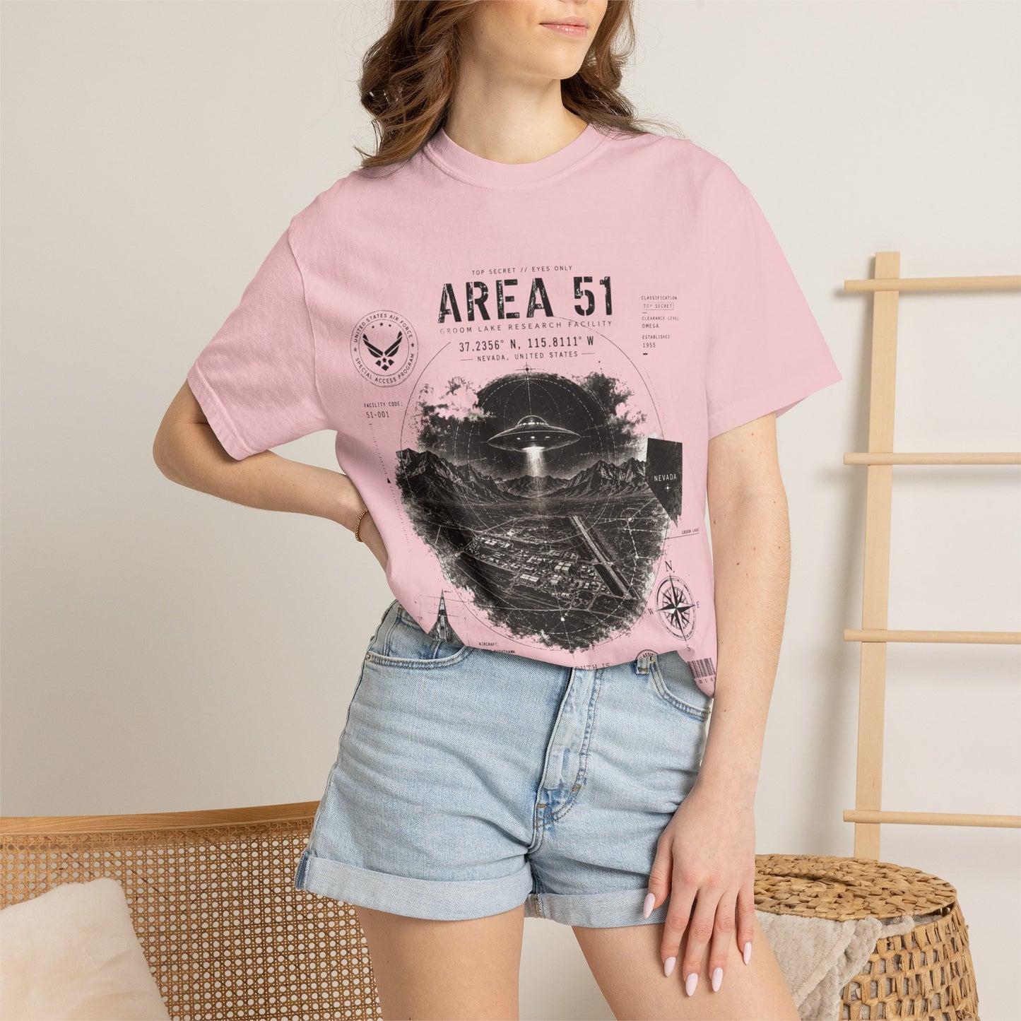 Area 51 - Unisex Garment-Dyed T-shirt