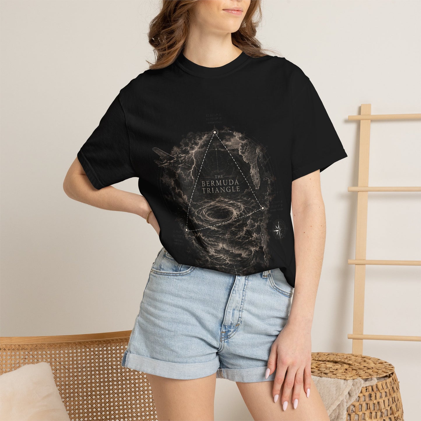 The Bermuda Triangle-Unisex Garment-Dyed T-shirt