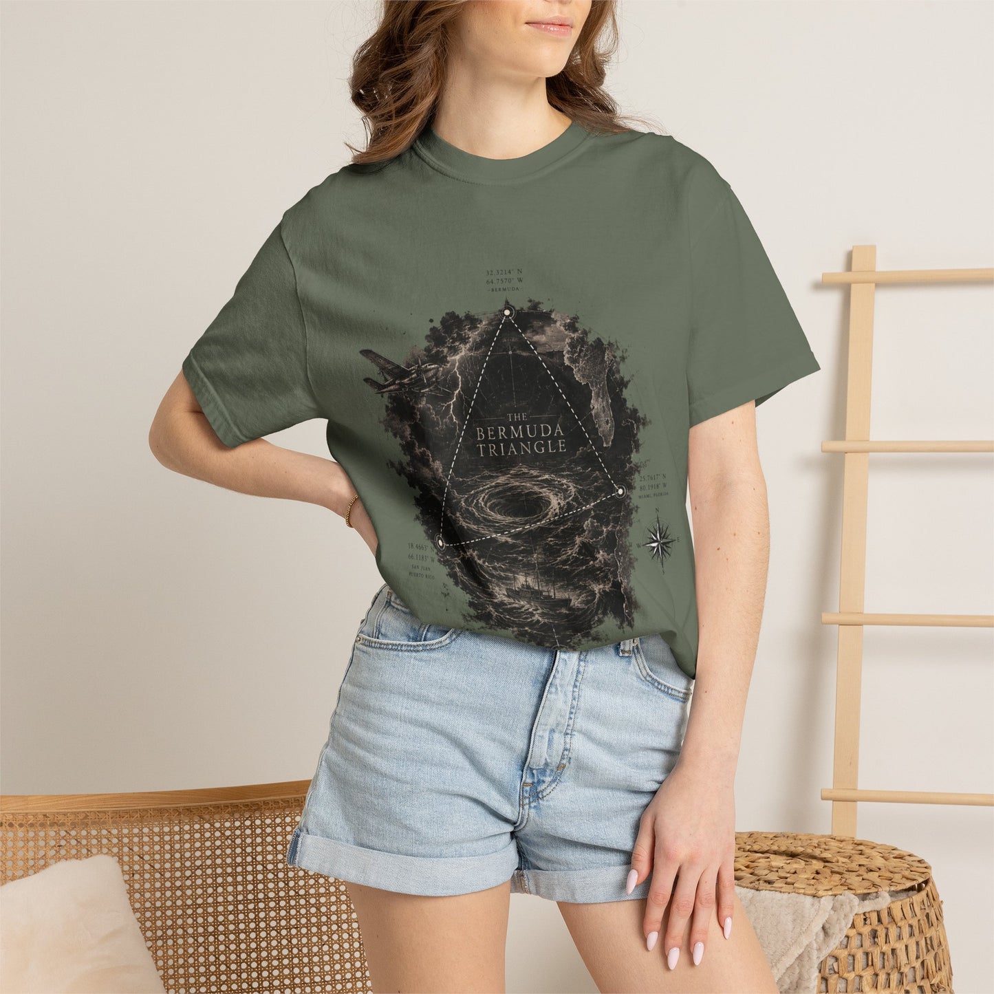 The Bermuda Triangle-Unisex Garment-Dyed T-shirt