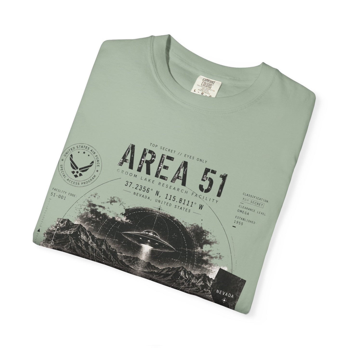 Area 51 - Unisex Garment-Dyed T-shirt