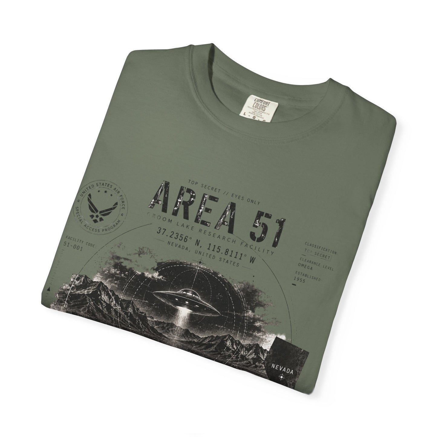 Area 51 - Unisex Garment-Dyed T-shirt