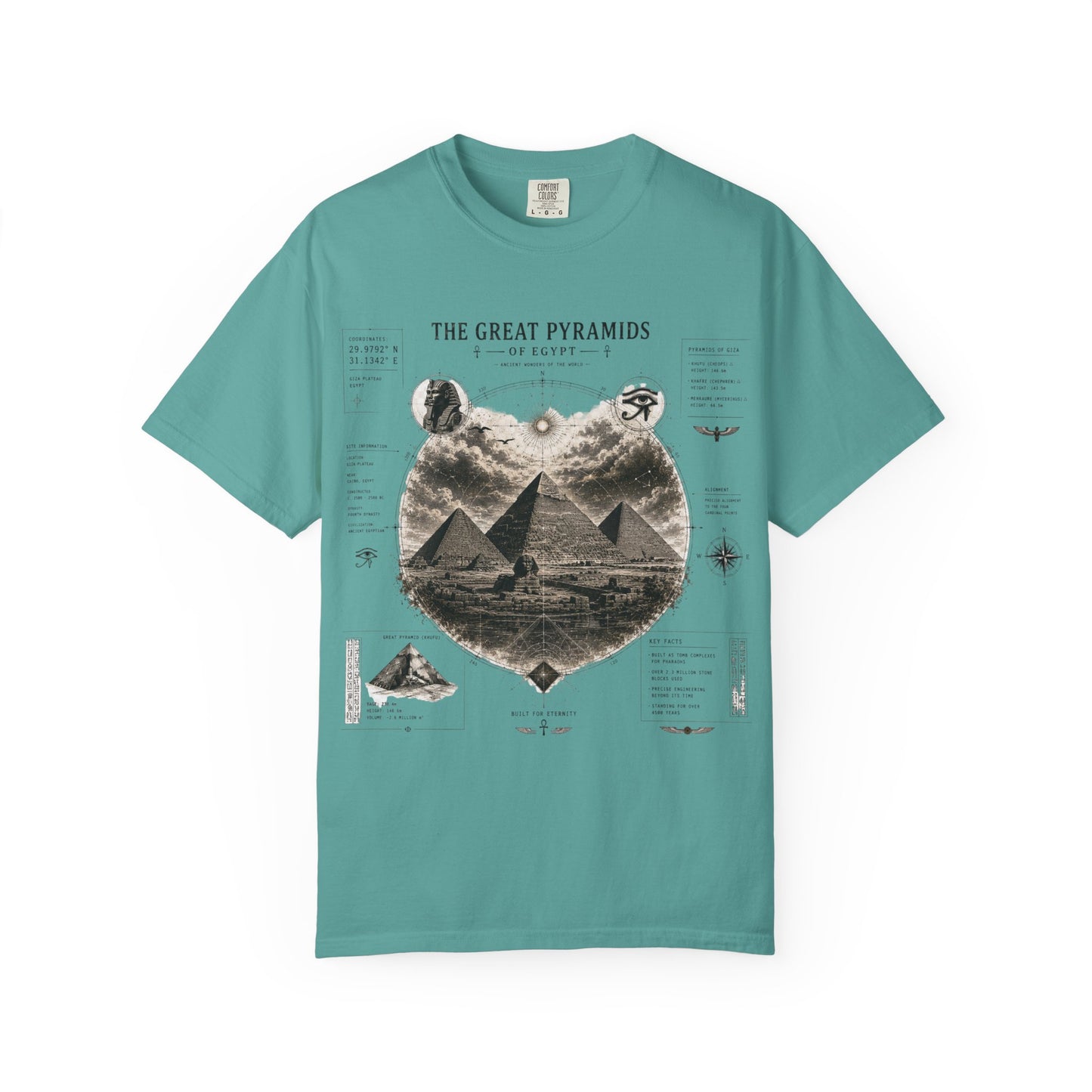 Pyramids Exploration T-Shirt — The Great Pyramids Vintage Graphic Tee