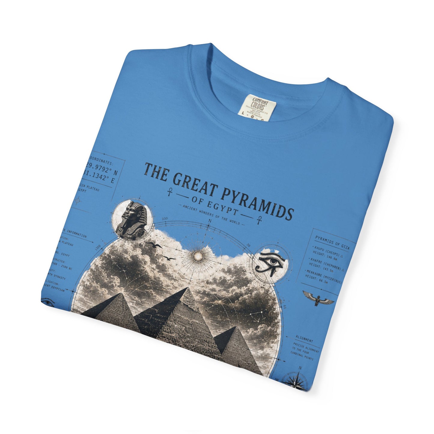 Pyramids Exploration T-Shirt — The Great Pyramids Vintage Graphic Tee