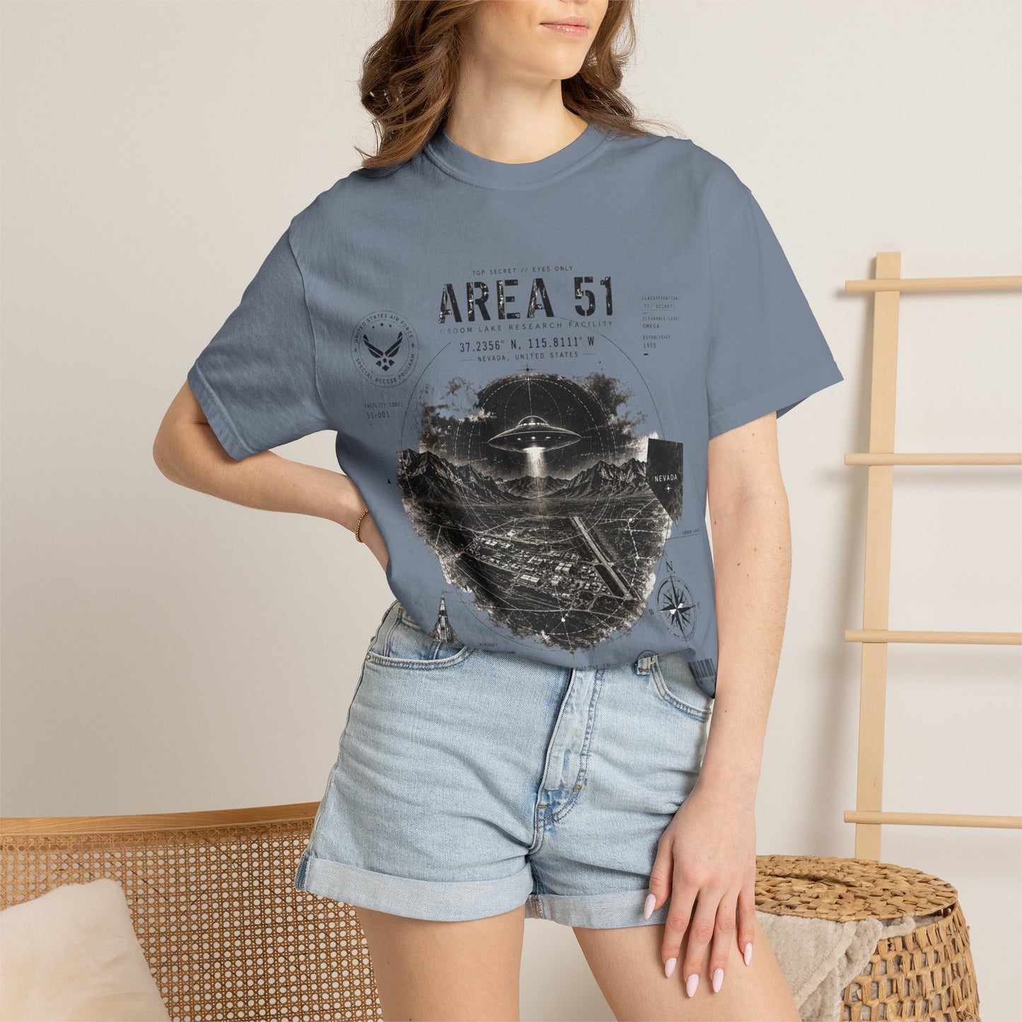 Area 51 - Unisex Garment-Dyed T-shirt