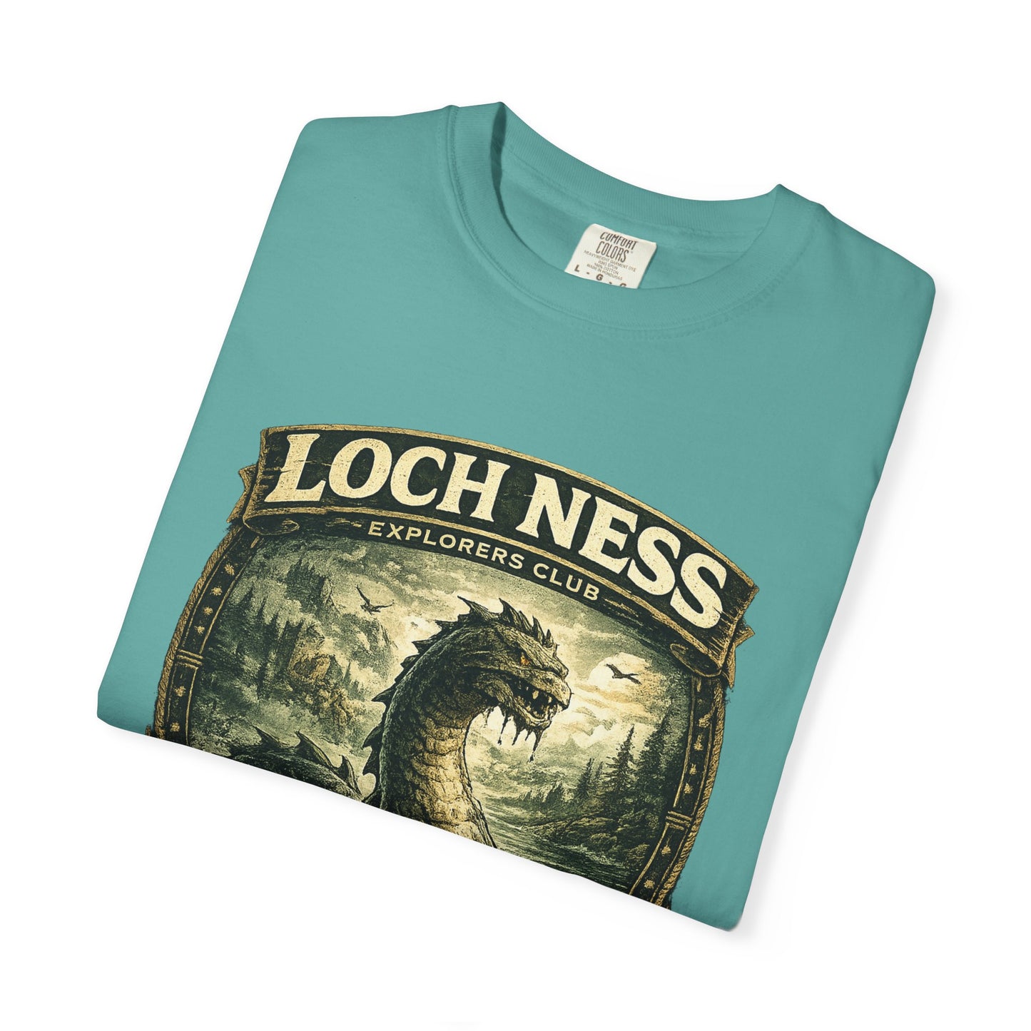 Loch Ness Monster T-Shirt — "Believe the Legend" Vintage Scottish Nessie Tee
