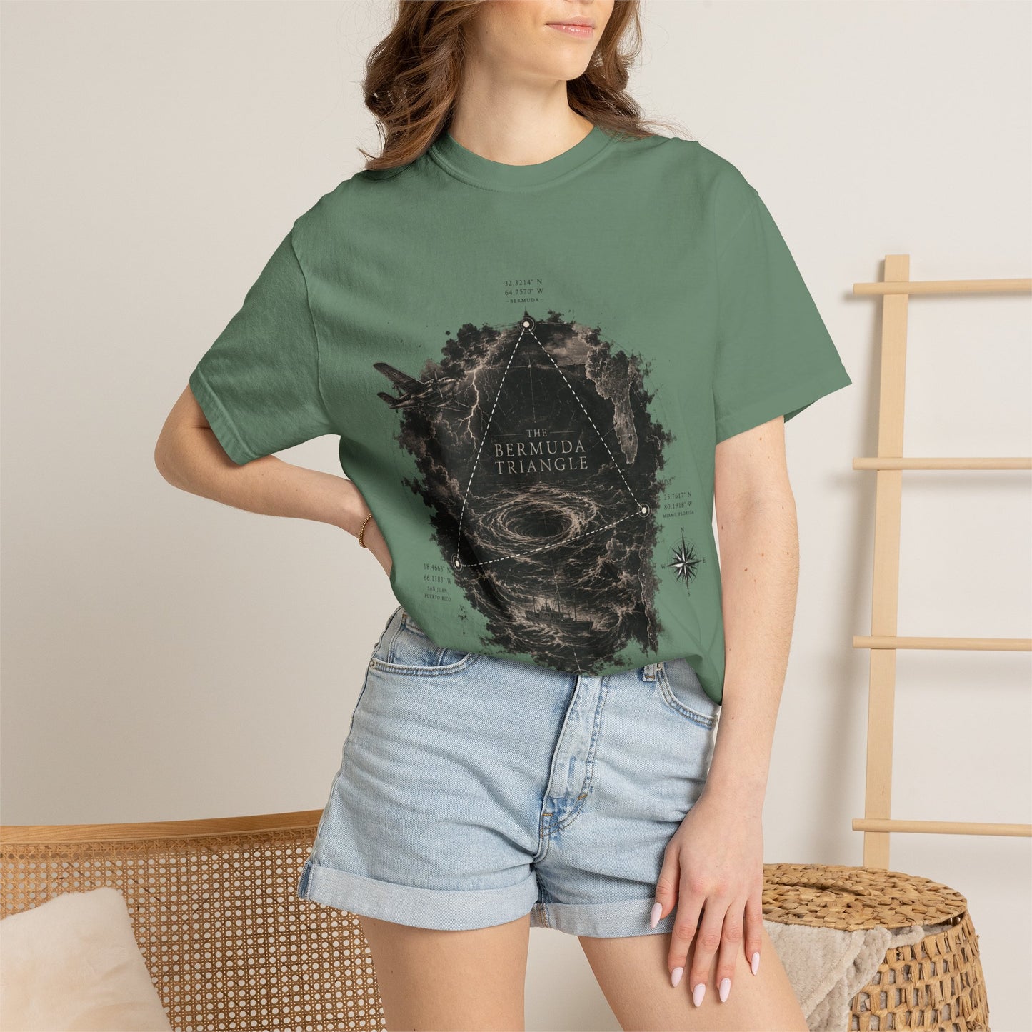 The Bermuda Triangle-Unisex Garment-Dyed T-shirt