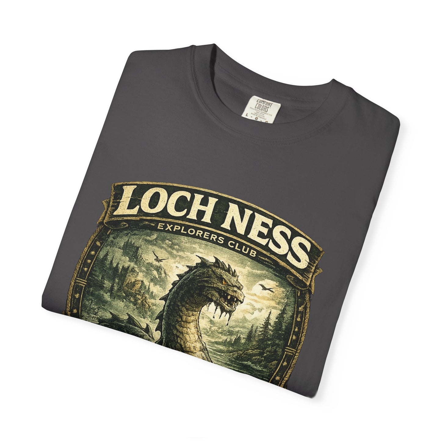 Loch Ness Monster T-Shirt — "Believe the Legend" Vintage Scottish Nessie Tee