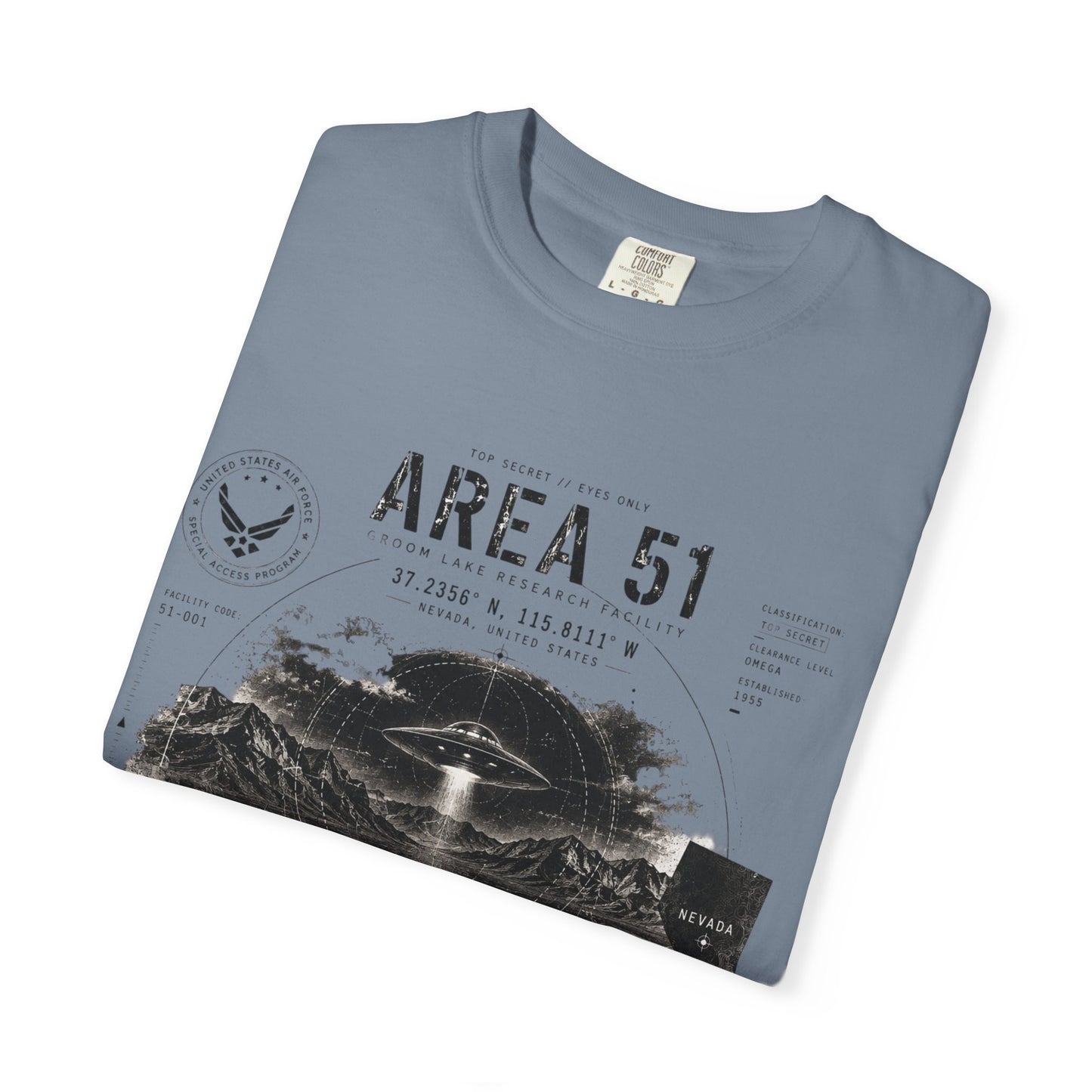 Area 51 - Unisex Garment-Dyed T-shirt