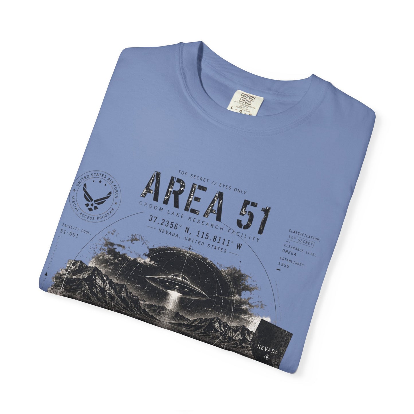 Area 51 - Unisex Garment-Dyed T-shirt