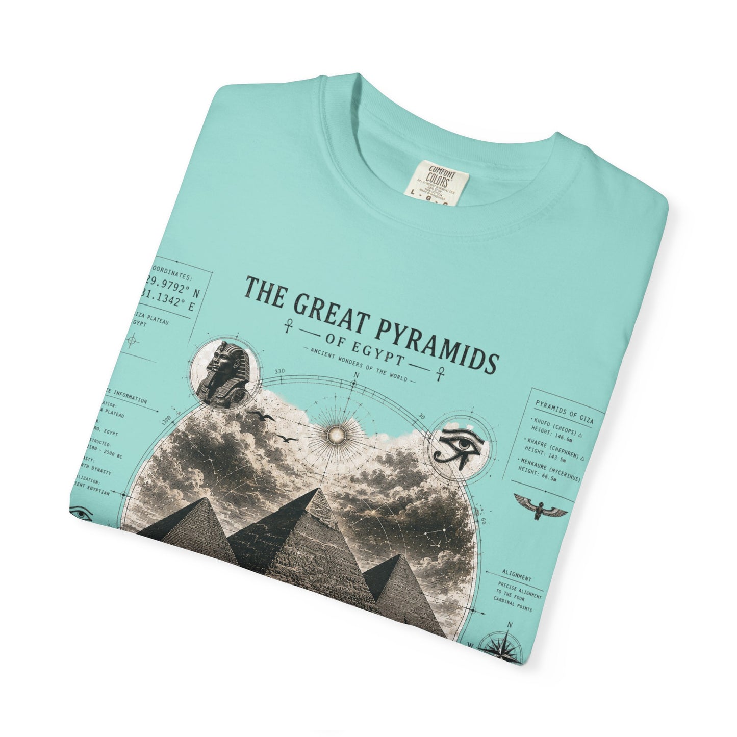 Pyramids Exploration T-Shirt — The Great Pyramids Vintage Graphic Tee