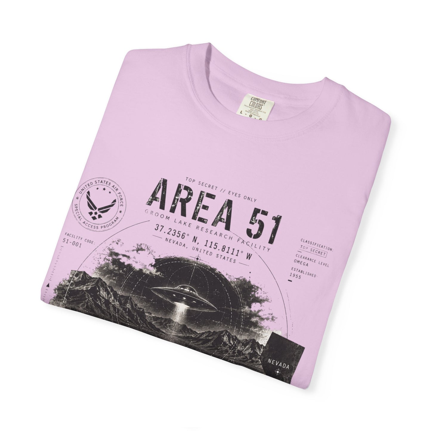 Area 51 - Unisex Garment-Dyed T-shirt