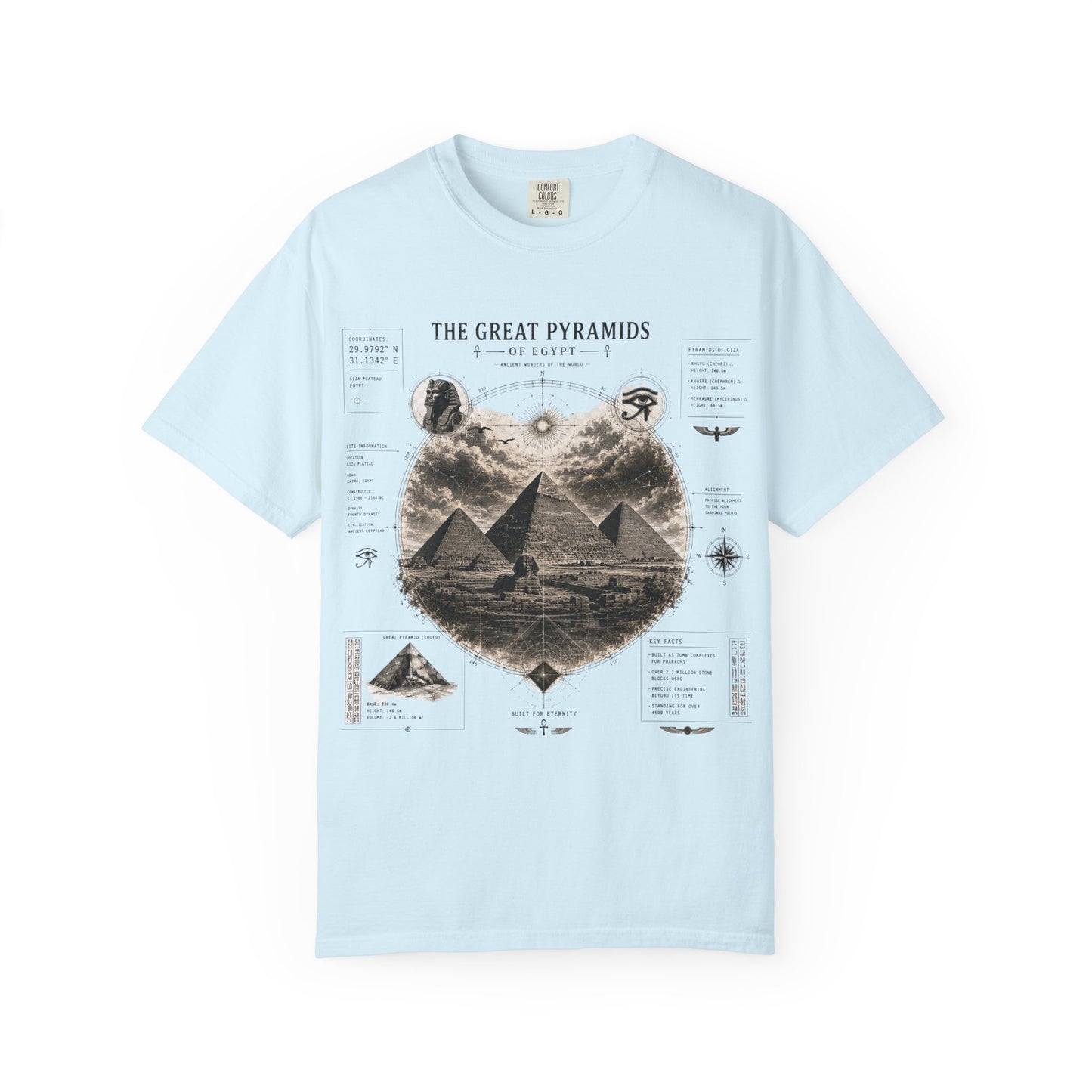 Pyramids Exploration T-Shirt — The Great Pyramids Vintage Graphic Tee