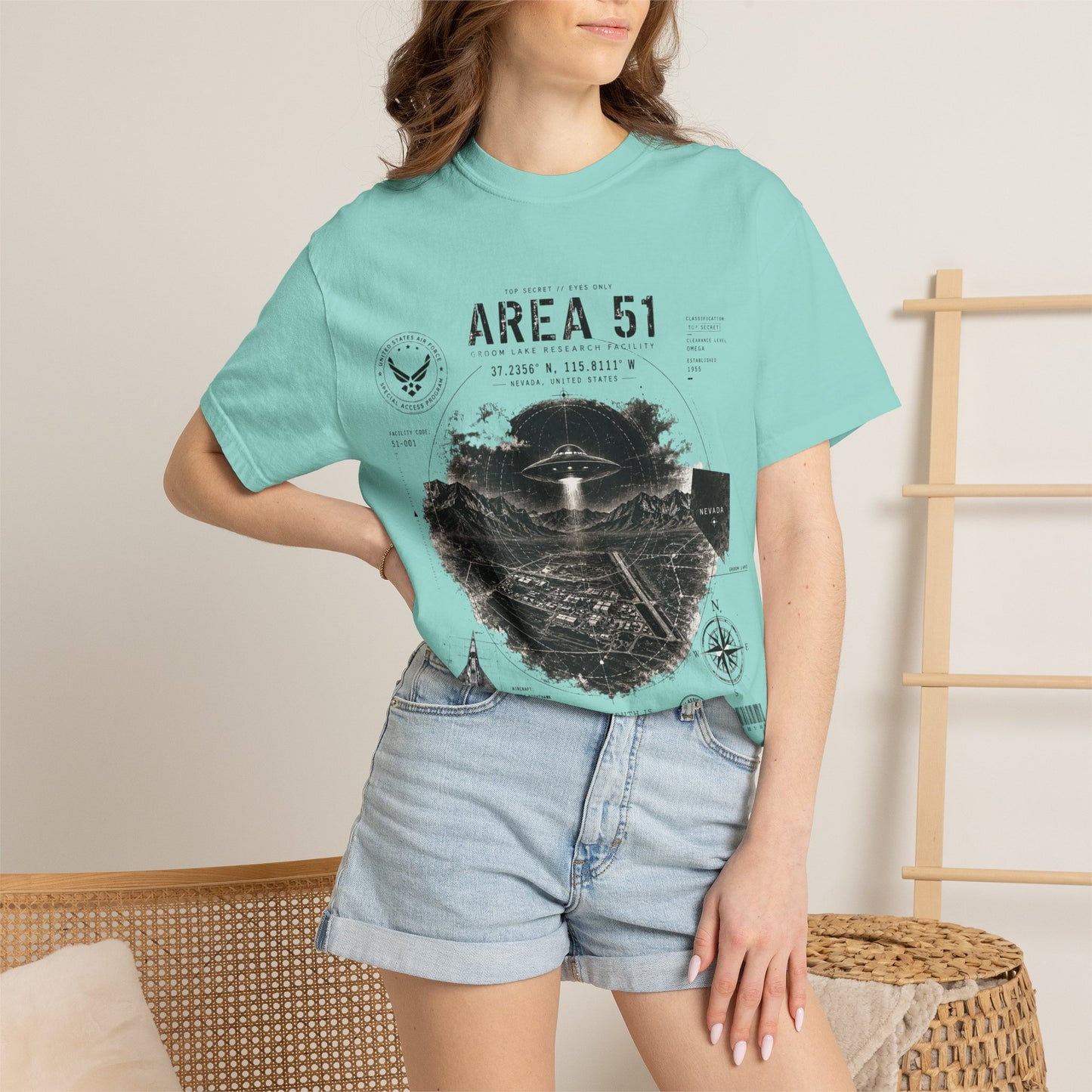 Area 51 - Unisex Garment-Dyed T-shirt