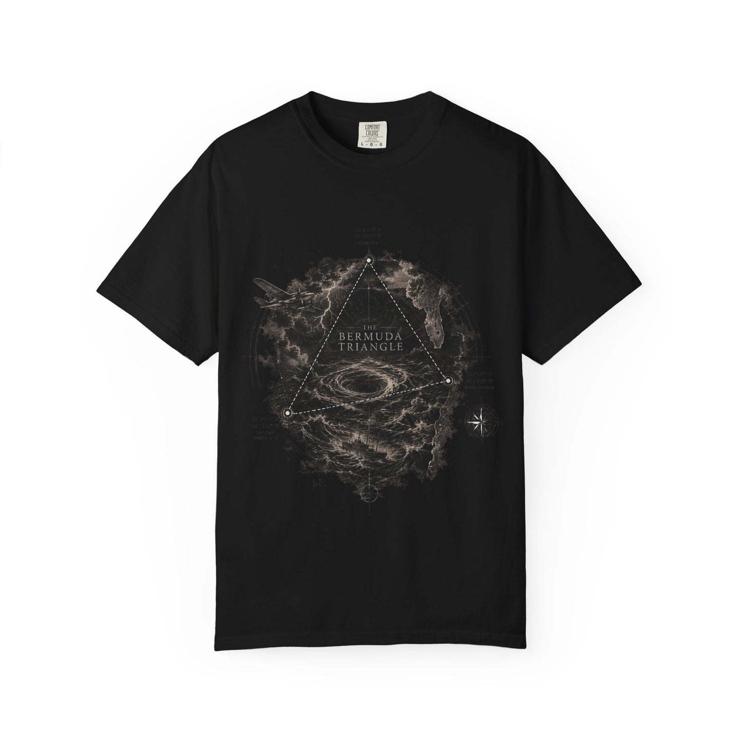 The Bermuda Triangle-Unisex Garment-Dyed T-shirt