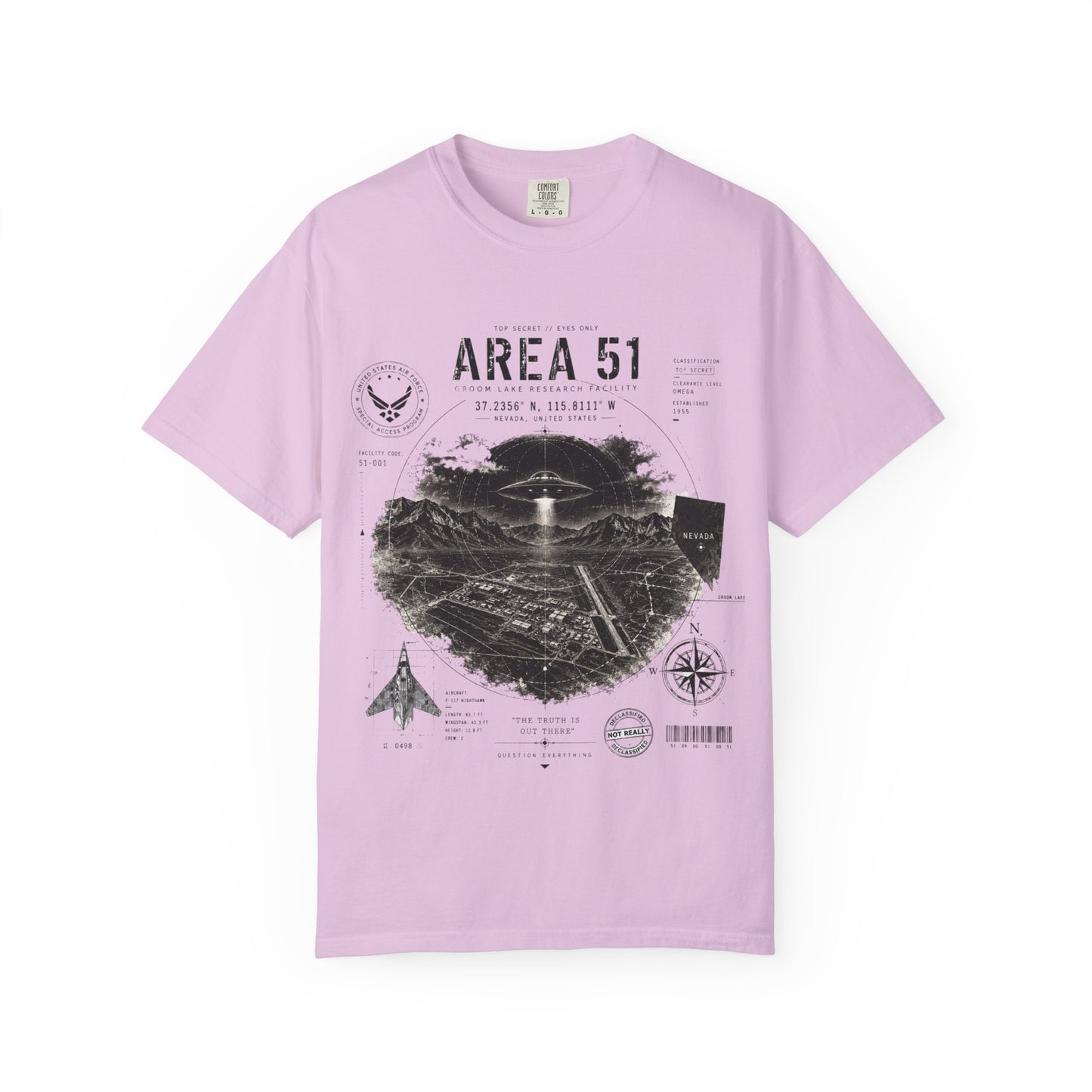 Area 51 - Unisex Garment-Dyed T-shirt