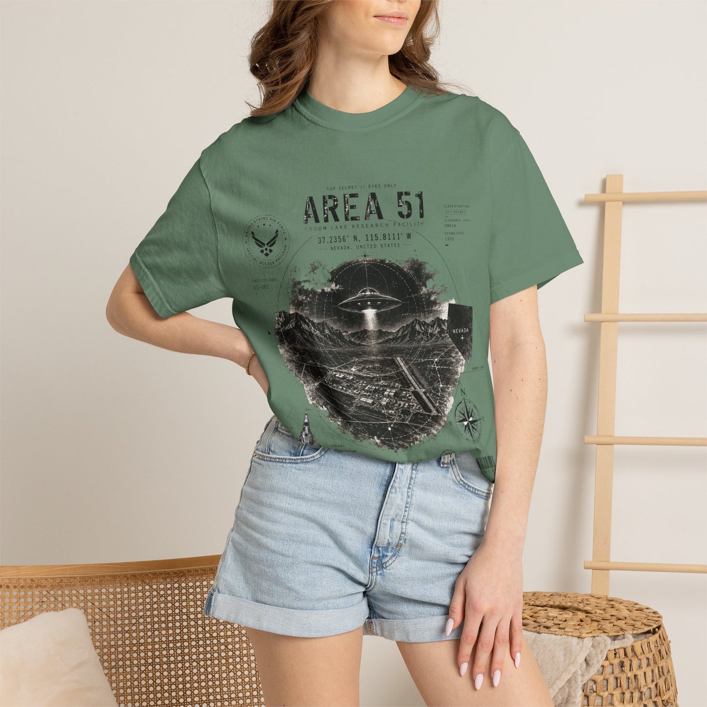 Area 51 - Unisex Garment-Dyed T-shirt