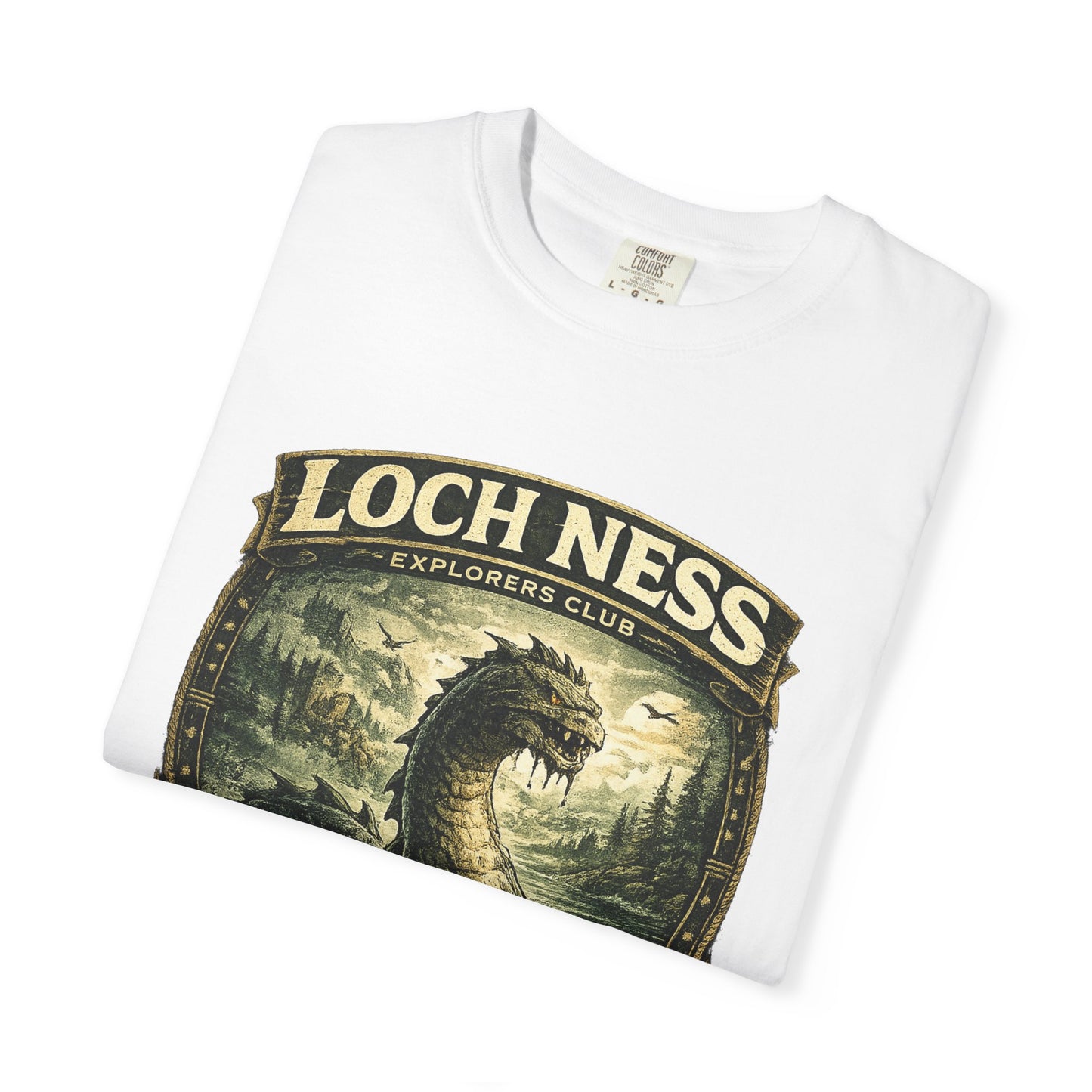Loch Ness Monster T-Shirt — "Believe the Legend" Vintage Scottish Nessie Tee