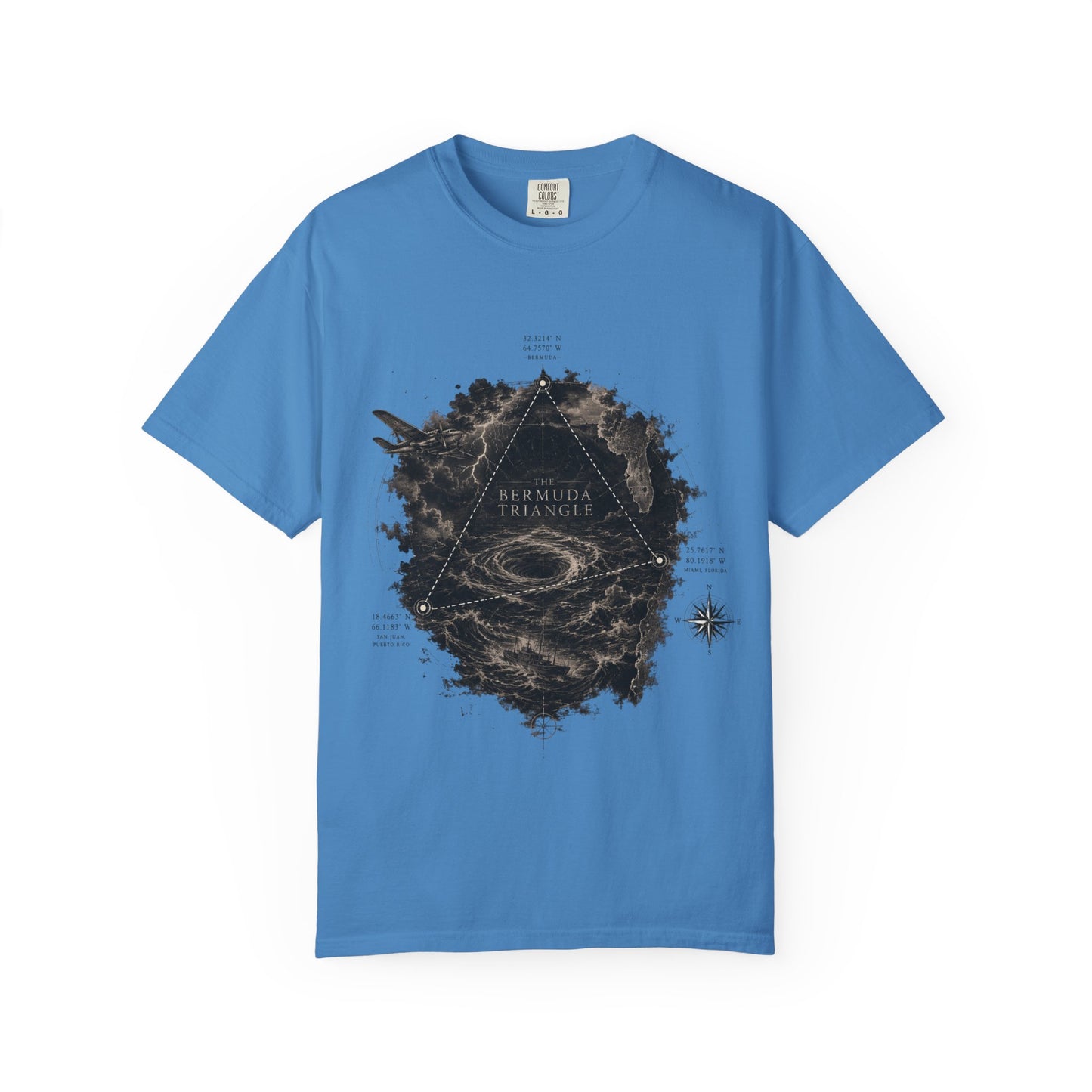 The Bermuda Triangle-Unisex Garment-Dyed T-shirt