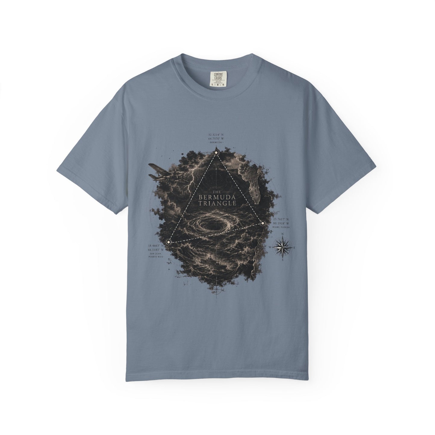 The Bermuda Triangle-Unisex Garment-Dyed T-shirt