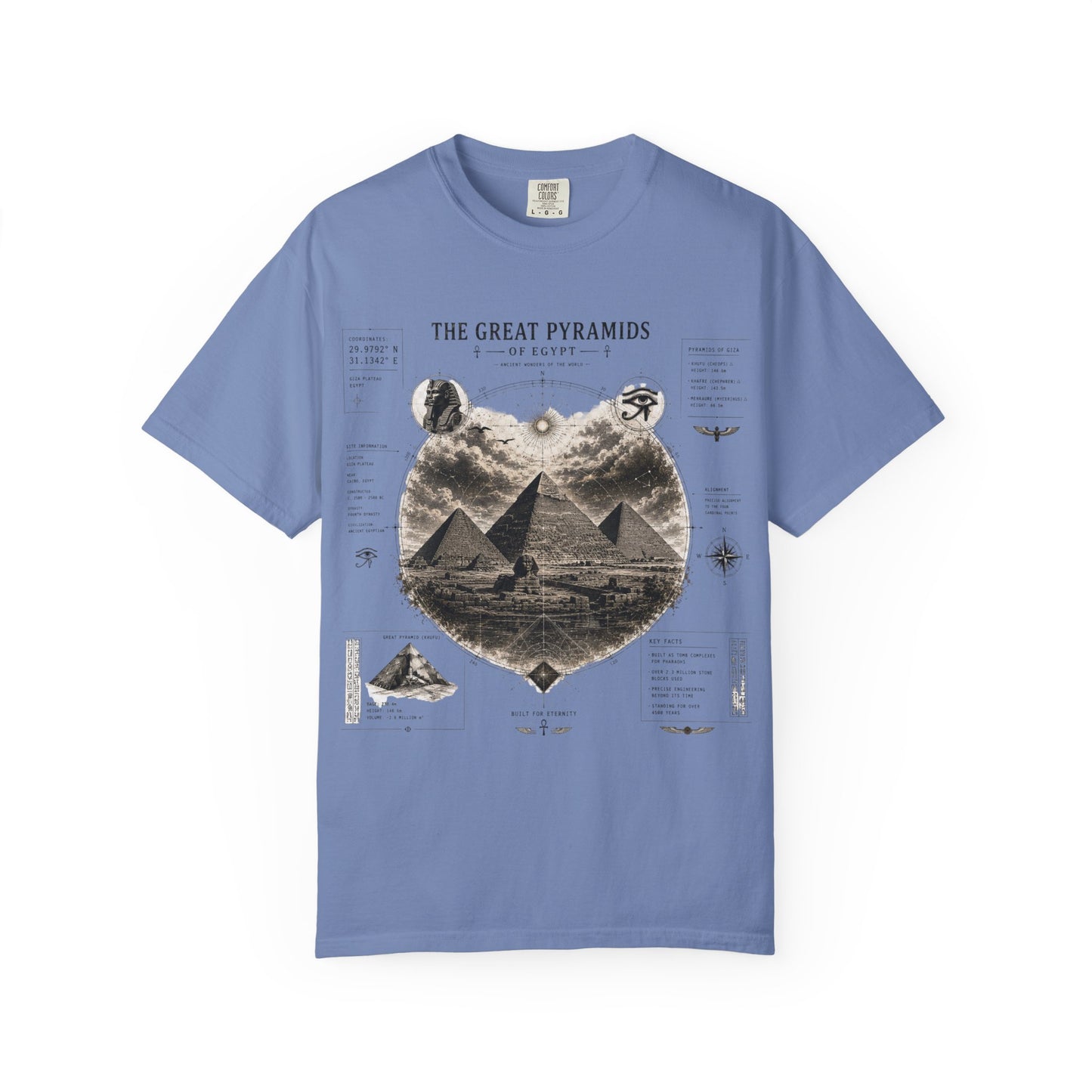 Pyramids Exploration T-Shirt — The Great Pyramids Vintage Graphic Tee