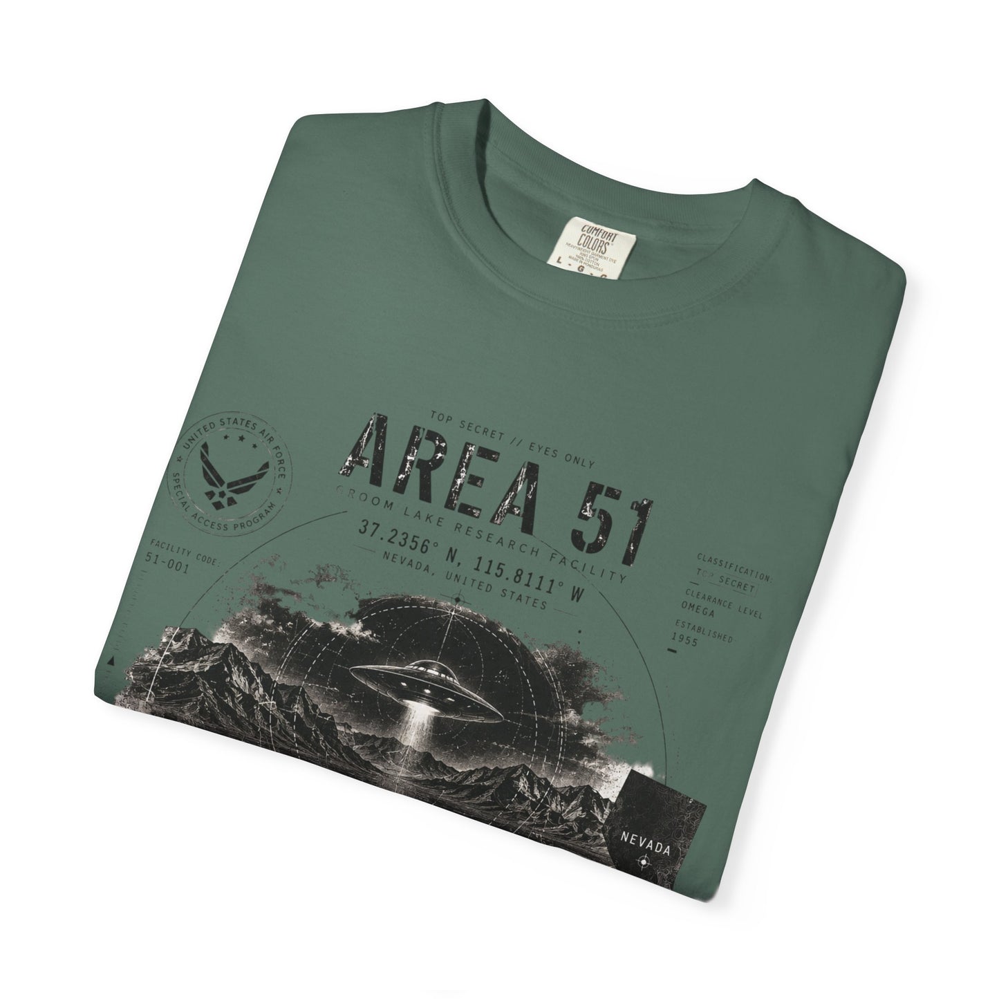 Area 51 - Unisex Garment-Dyed T-shirt