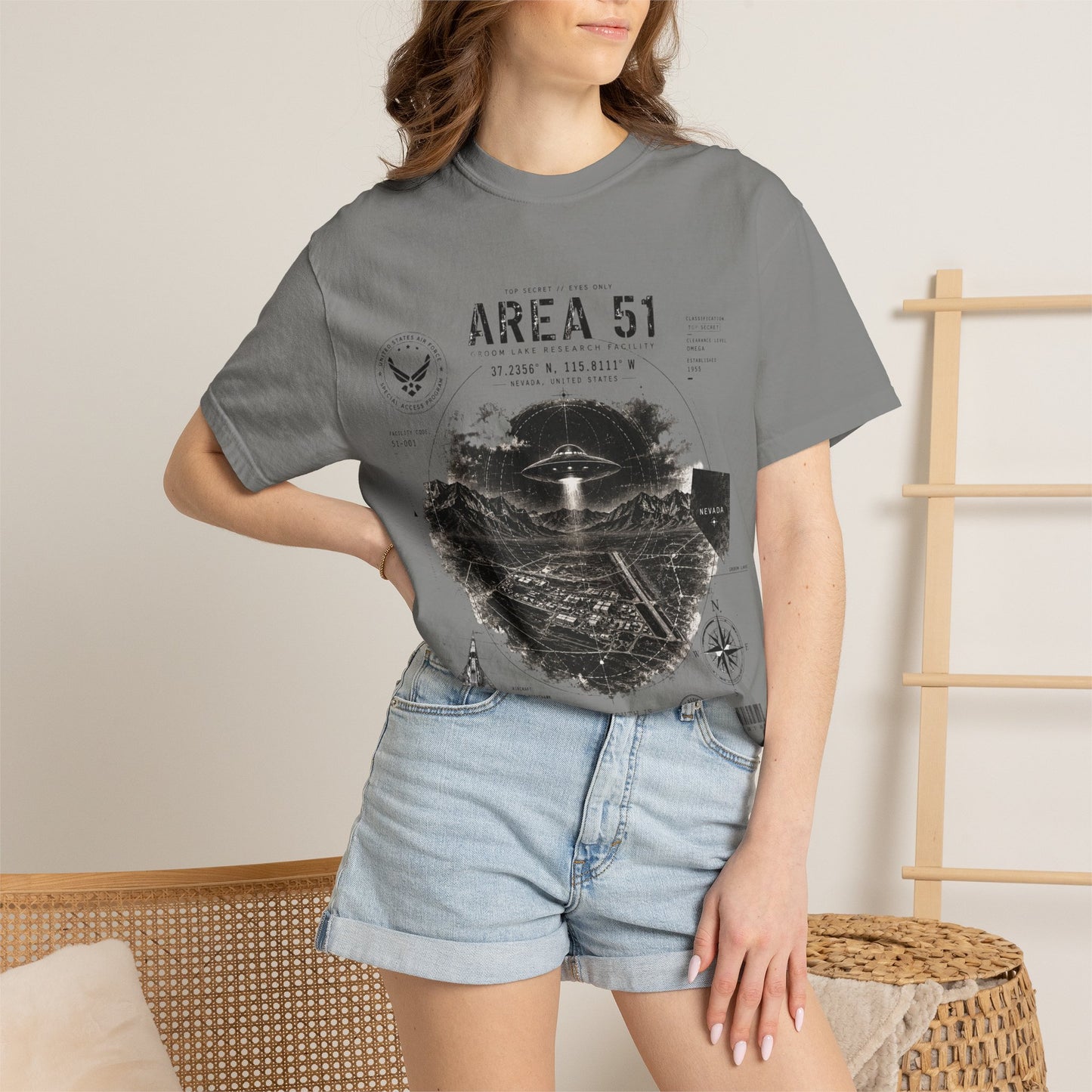 Area 51 - Unisex Garment-Dyed T-shirt