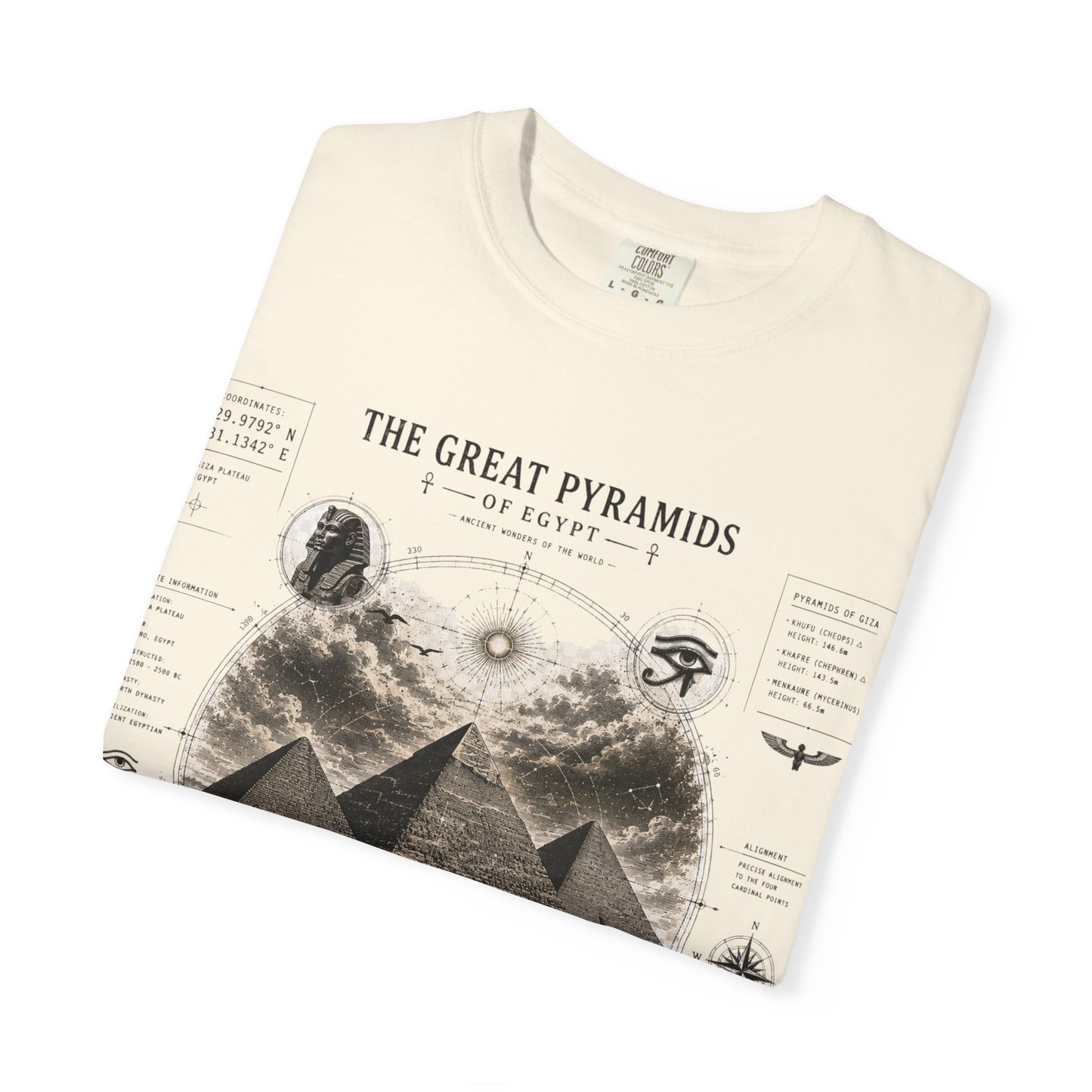 Pyramids Exploration T-Shirt — The Great Pyramids Vintage Graphic Tee