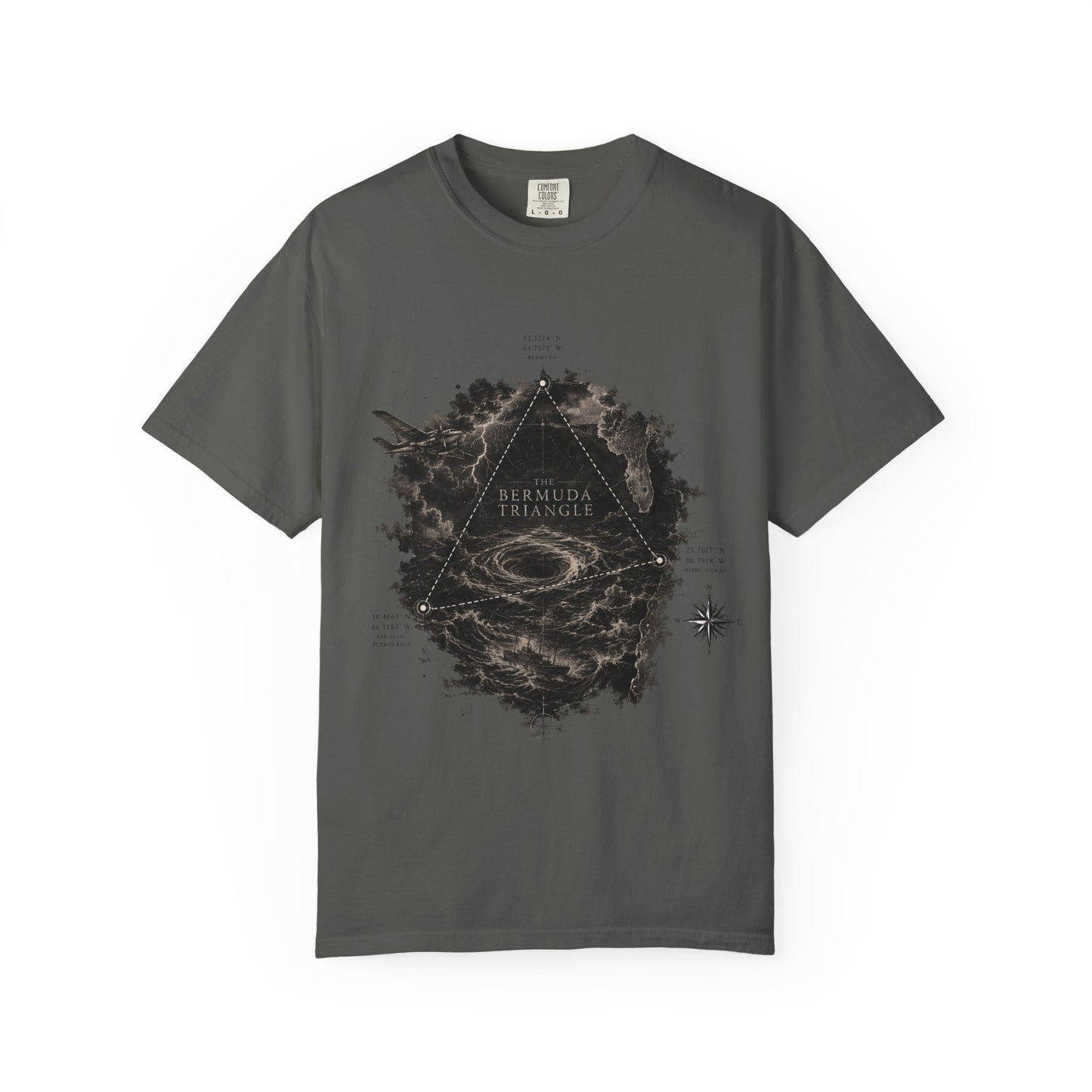 The Bermuda Triangle-Unisex Garment-Dyed T-shirt