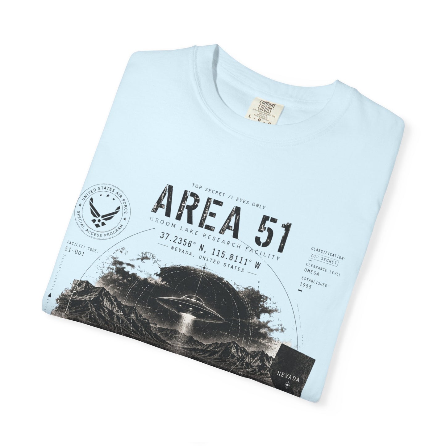Area 51 - Unisex Garment-Dyed T-shirt