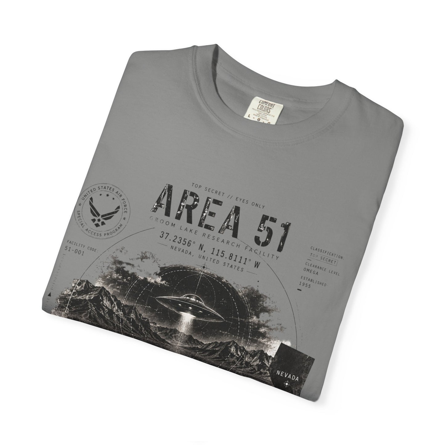 Area 51 - Unisex Garment-Dyed T-shirt