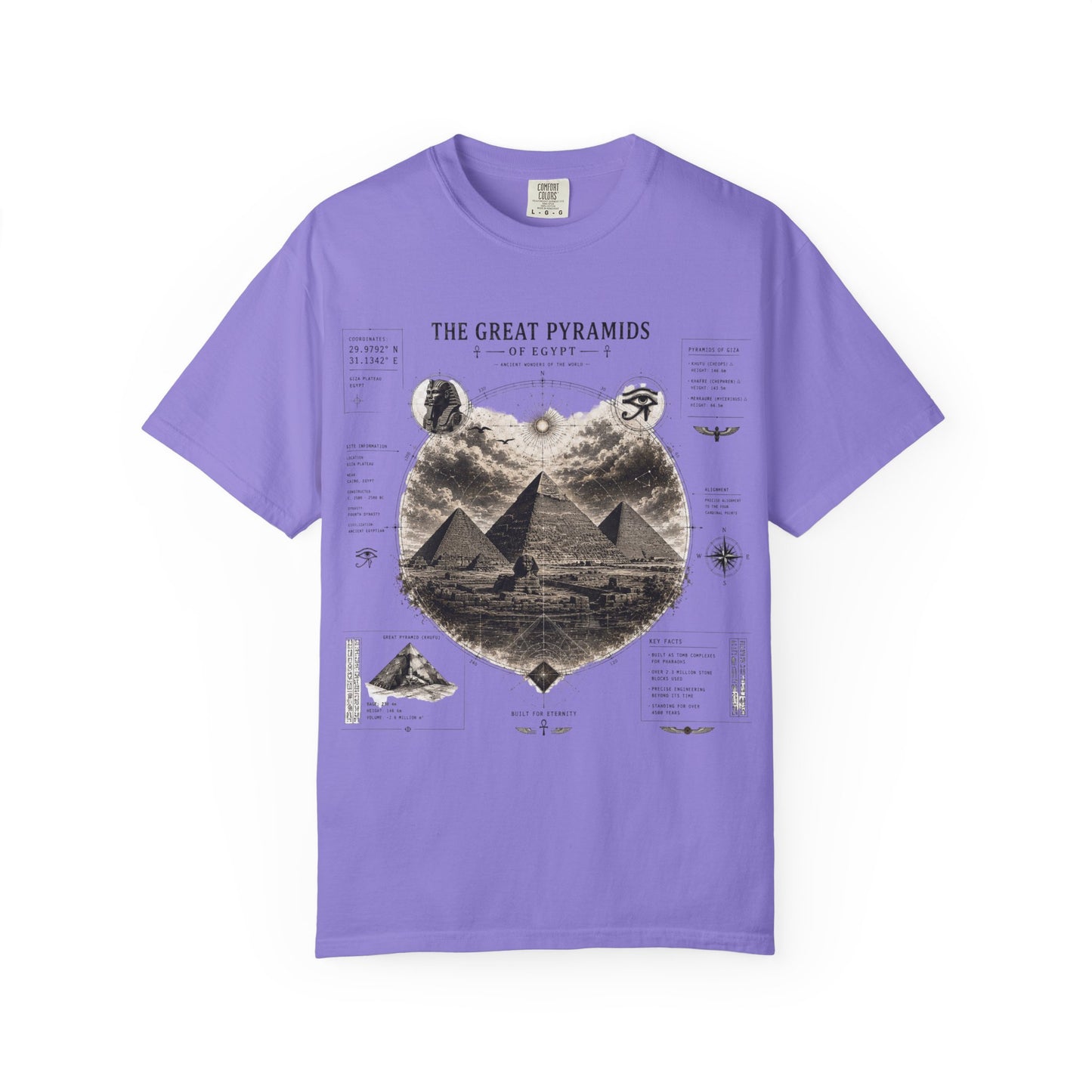 Pyramids Exploration T-Shirt — The Great Pyramids Vintage Graphic Tee