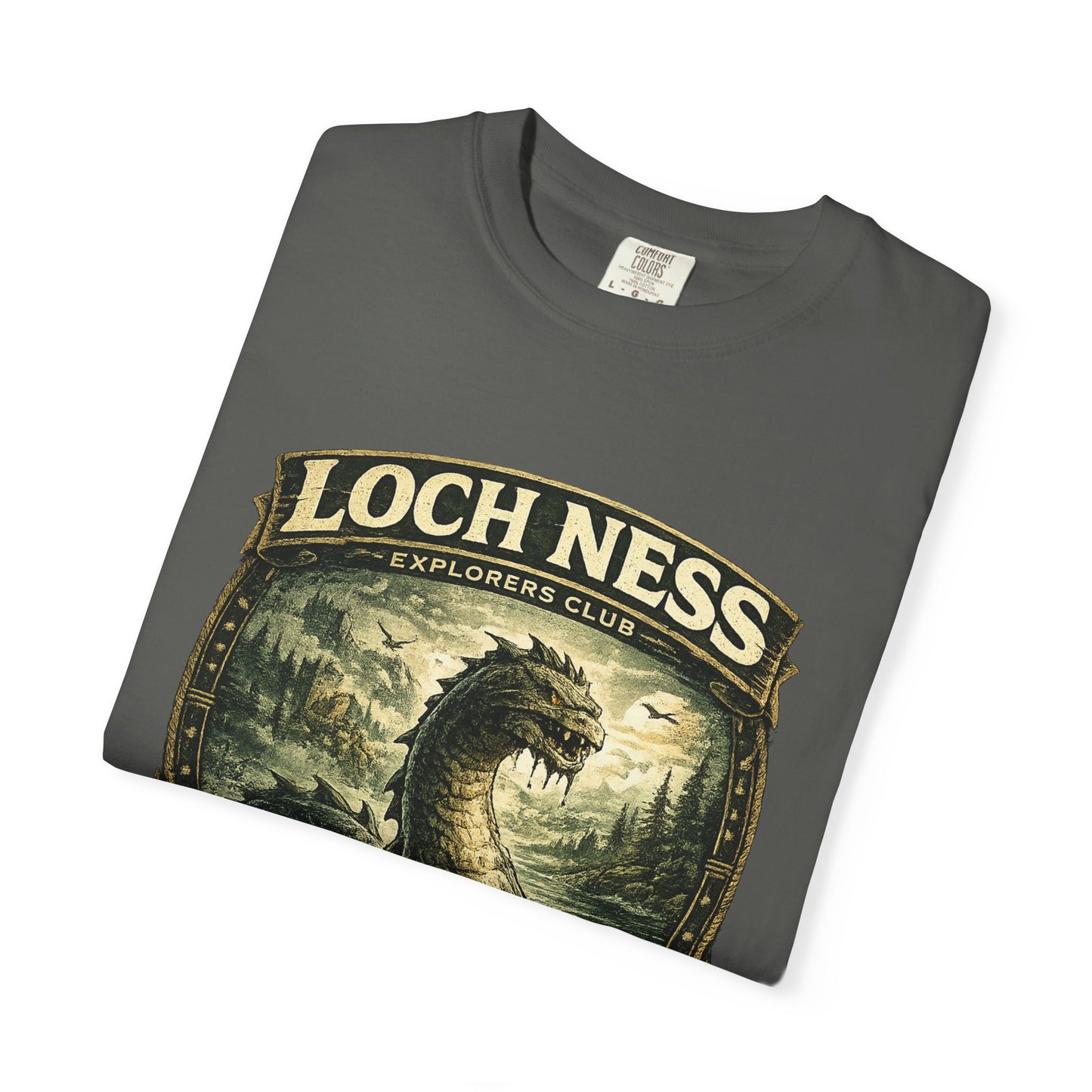 Loch Ness Monster T-Shirt — "Believe the Legend" Vintage Scottish Nessie Tee