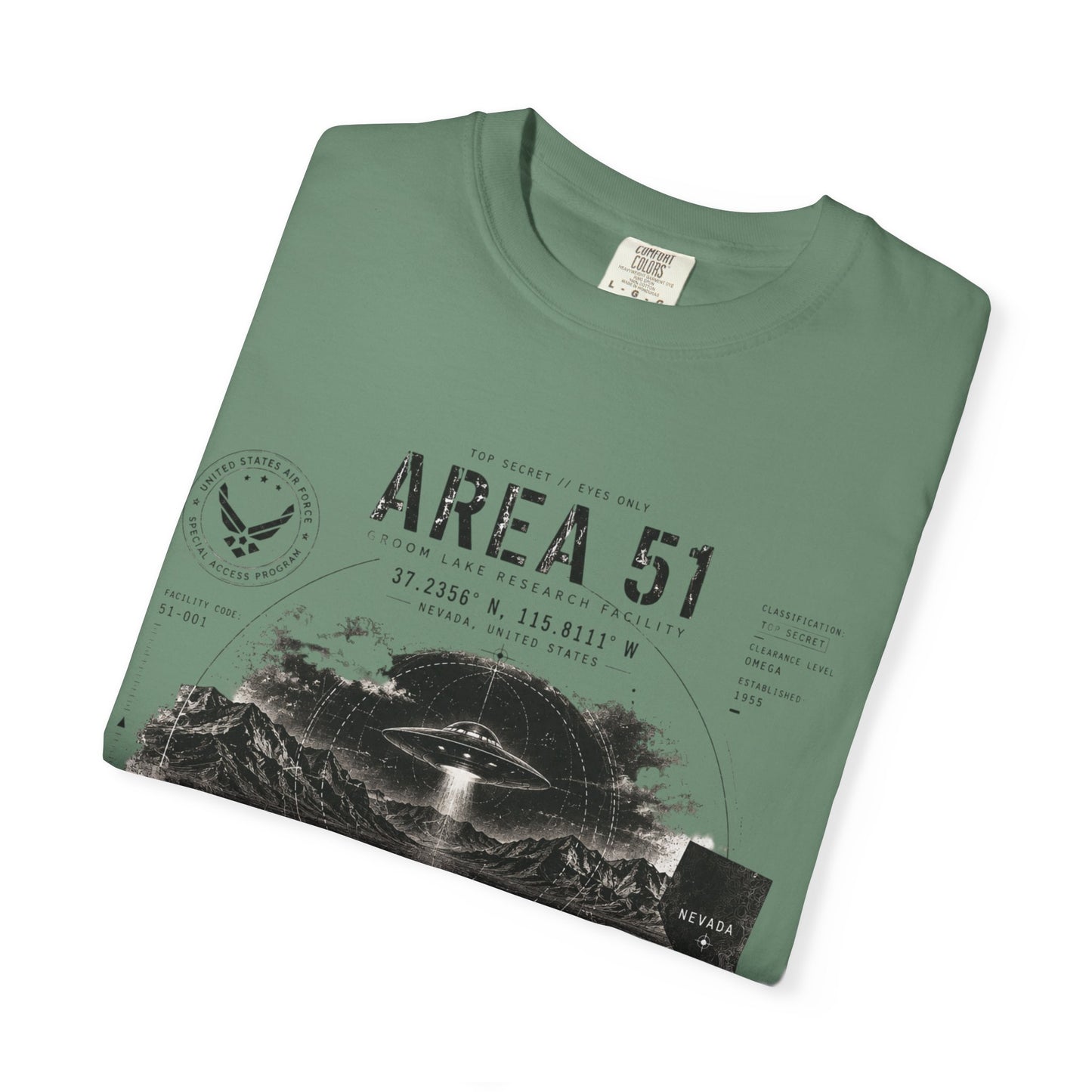 Area 51 - Unisex Garment-Dyed T-shirt