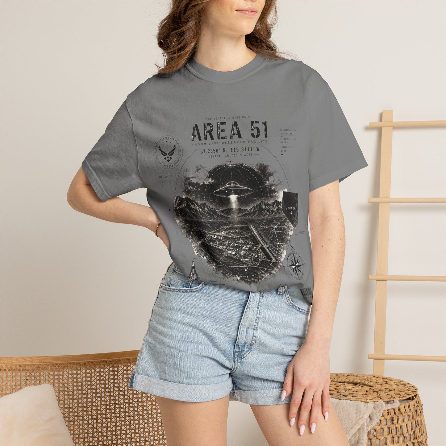 Area 51 - Unisex Garment-Dyed T-shirt