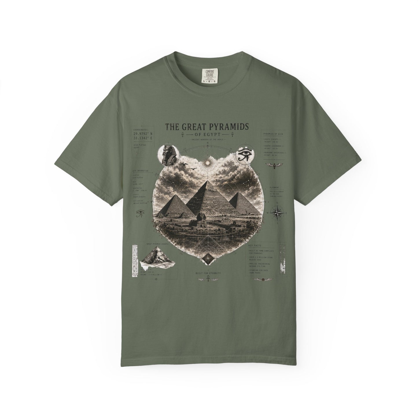 Pyramids Exploration T-Shirt — The Great Pyramids Vintage Graphic Tee
