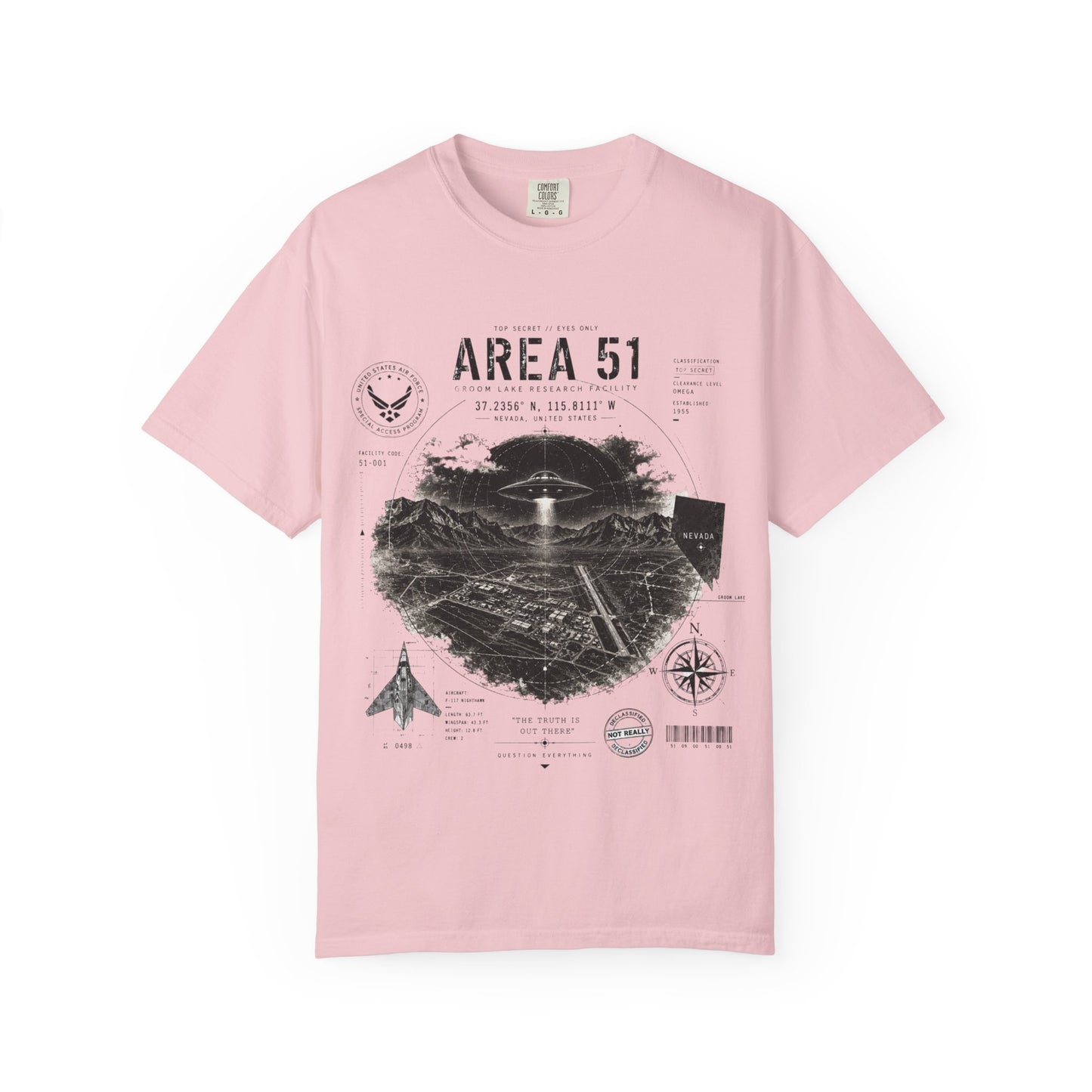 Area 51 - Unisex Garment-Dyed T-shirt