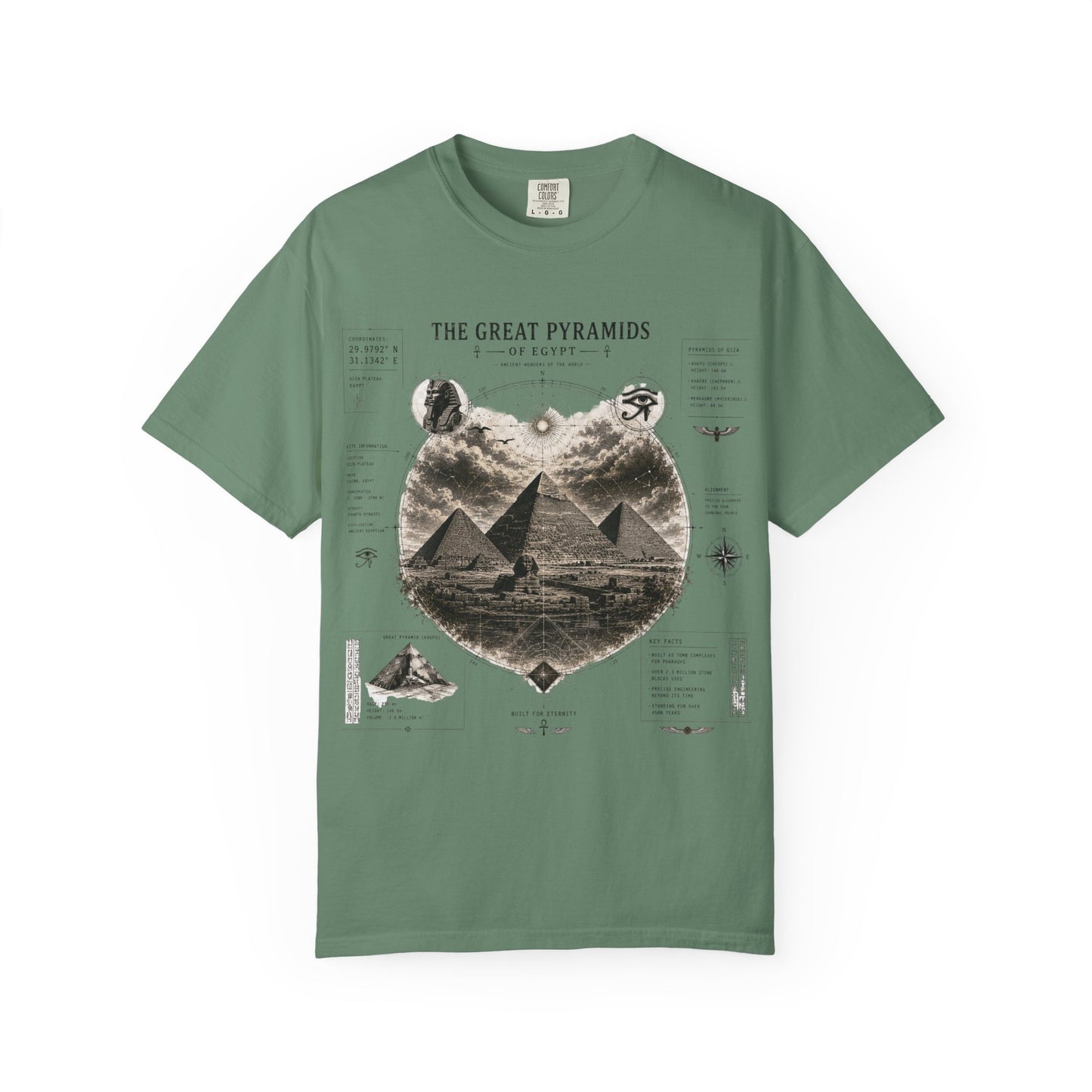 Pyramids Exploration T-Shirt — The Great Pyramids Vintage Graphic Tee
