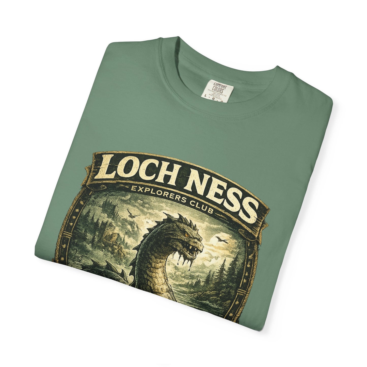 Loch Ness Monster T-Shirt — "Believe the Legend" Vintage Scottish Nessie Tee