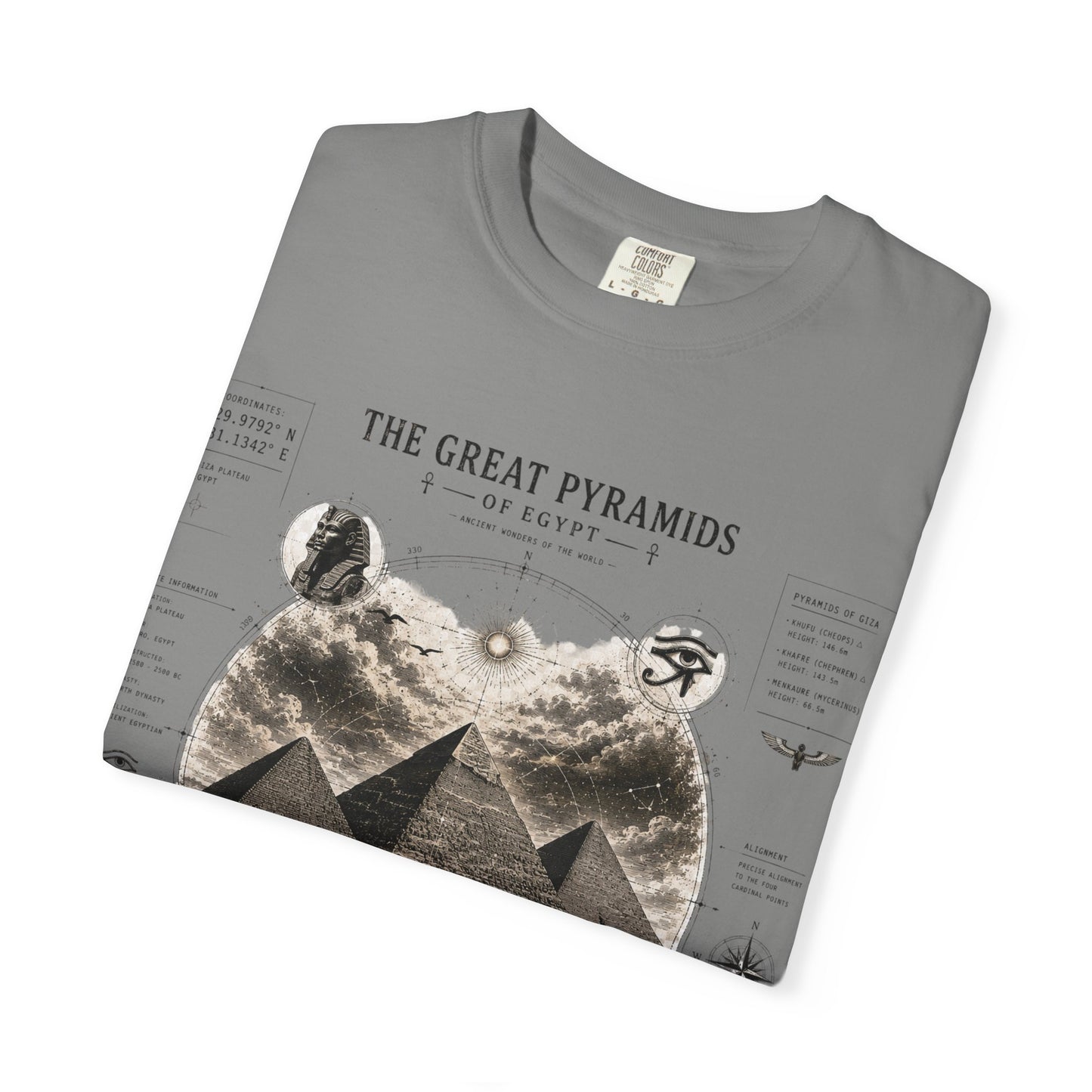 Pyramids Exploration T-Shirt — The Great Pyramids Vintage Graphic Tee