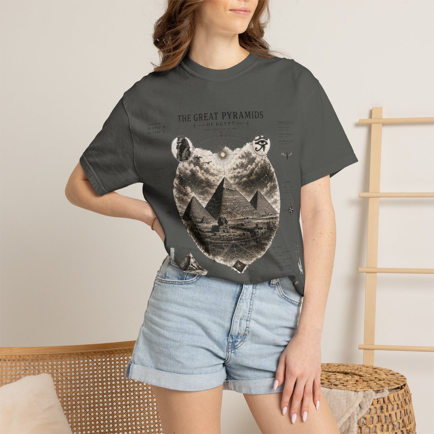 Pyramids Exploration T-Shirt — The Great Pyramids Vintage Graphic Tee