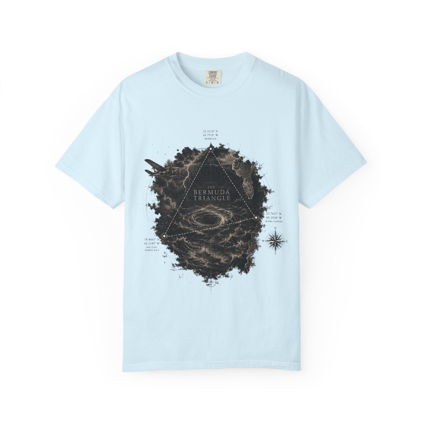 The Bermuda Triangle-Unisex Garment-Dyed T-shirt