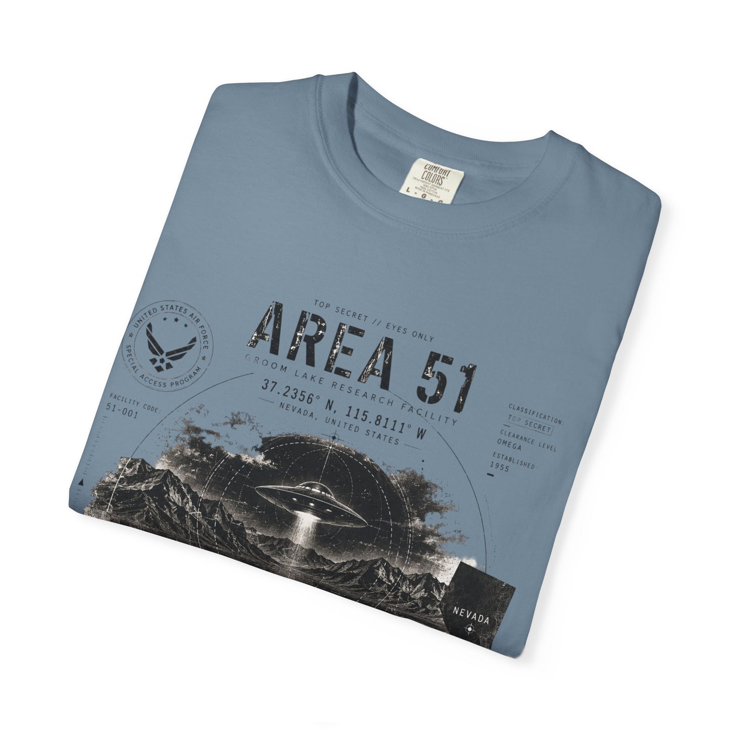 Area 51 - Unisex Garment-Dyed T-shirt