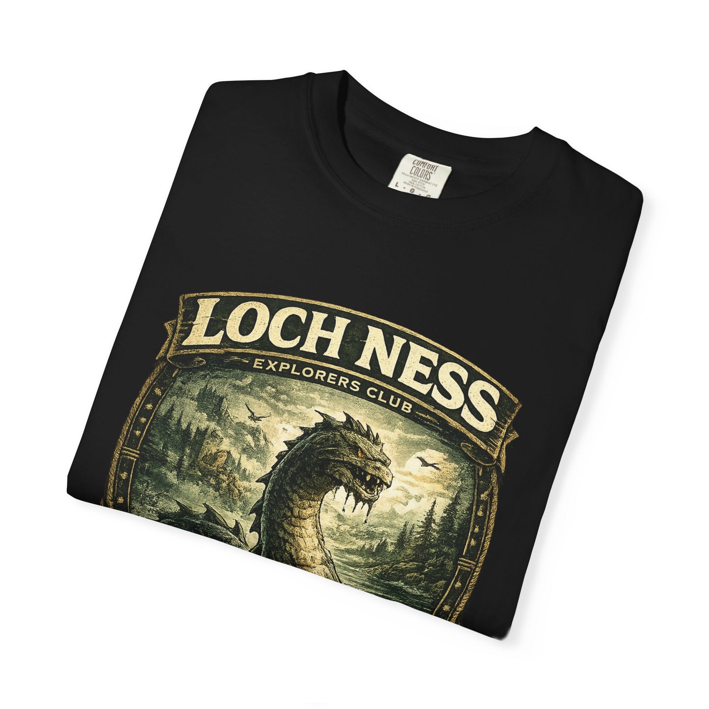 Loch Ness Monster T-Shirt — "Believe the Legend" Vintage Scottish Nessie Tee