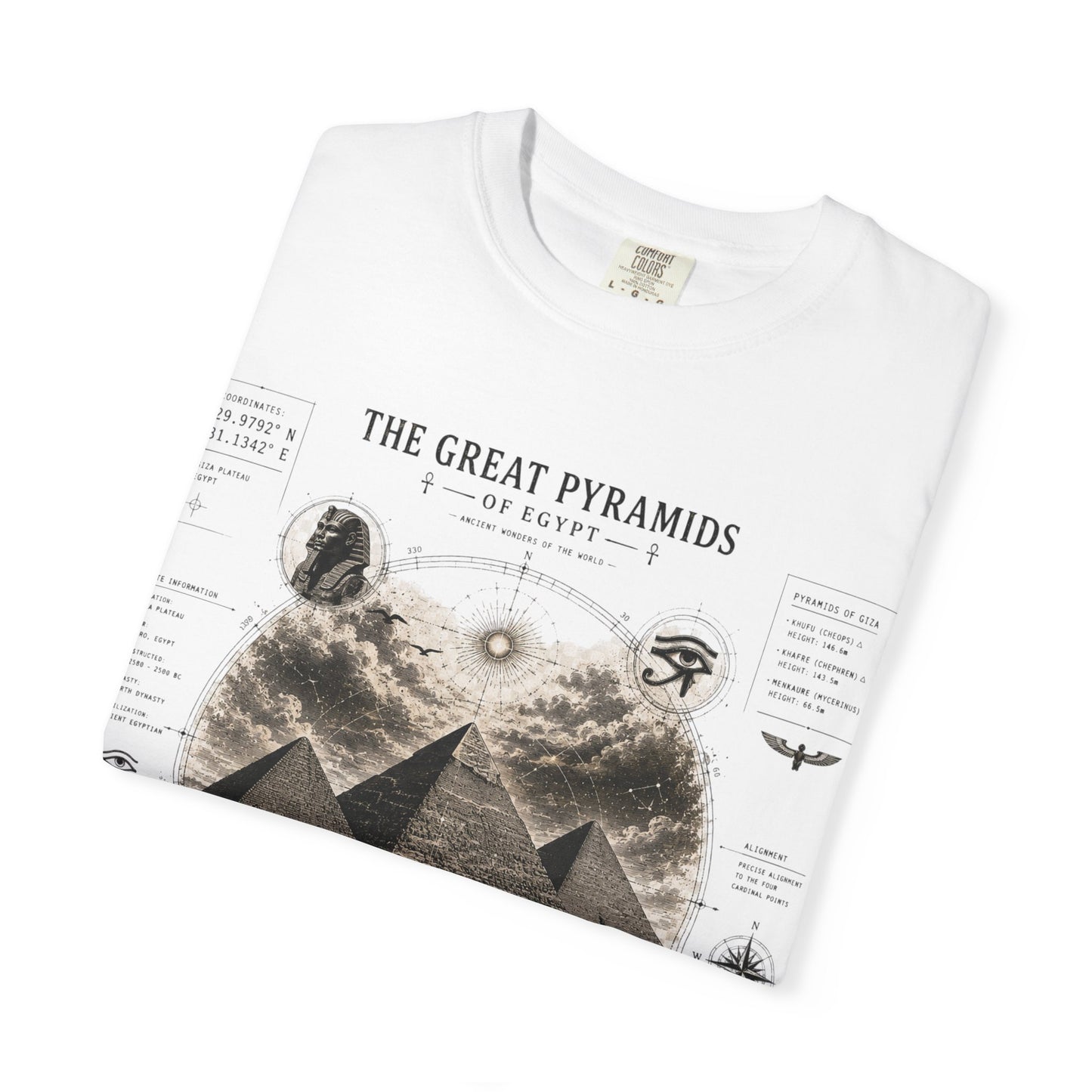 Pyramids Exploration T-Shirt — The Great Pyramids Vintage Graphic Tee