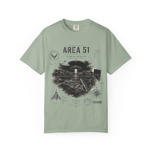 Area 51 - Unisex Garment-Dyed T-shirt
