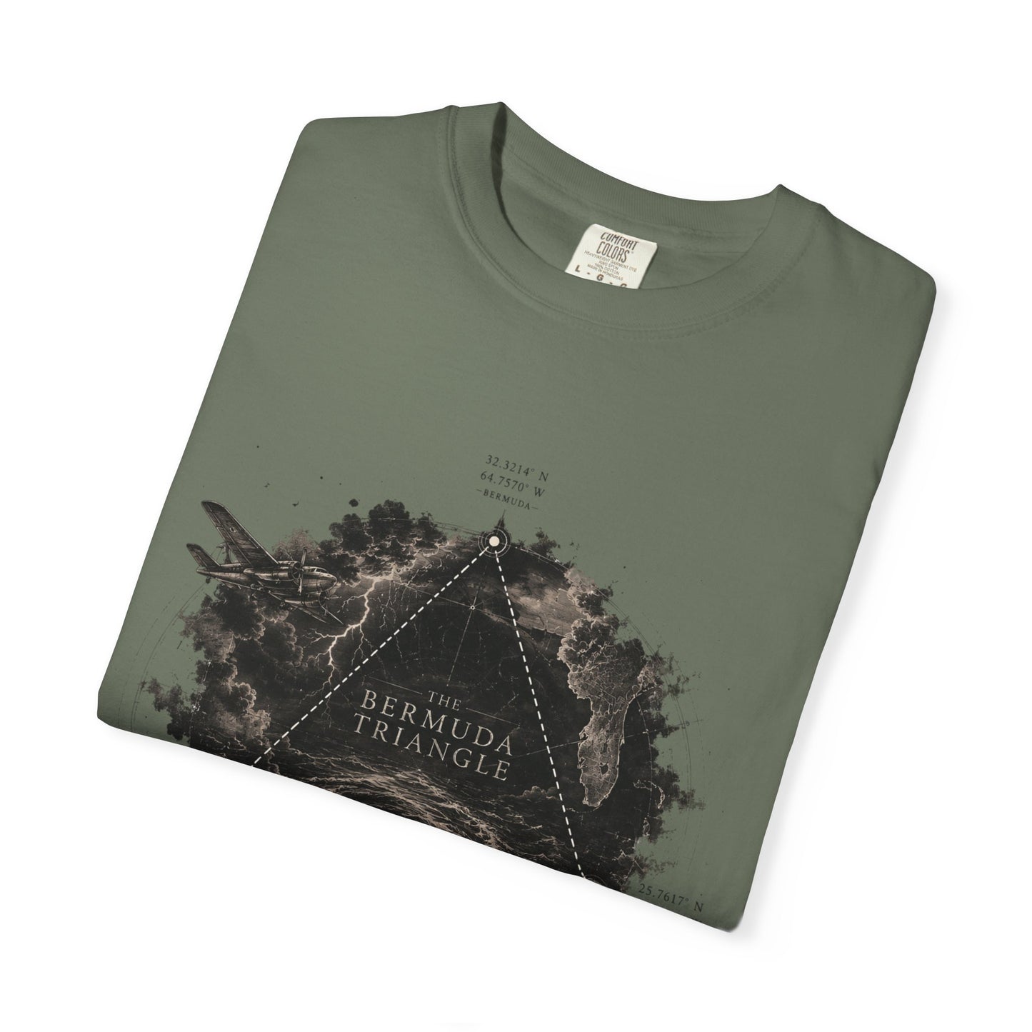 The Bermuda Triangle-Unisex Garment-Dyed T-shirt