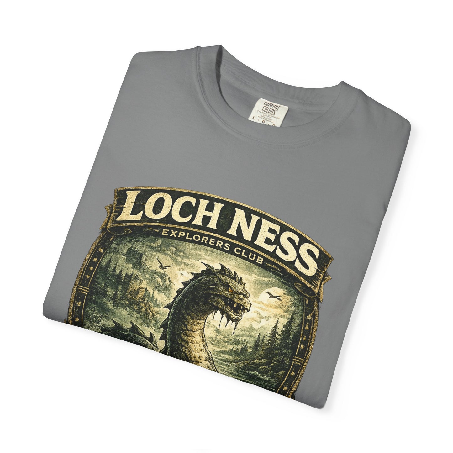 Loch Ness Monster T-Shirt — "Believe the Legend" Vintage Scottish Nessie Tee