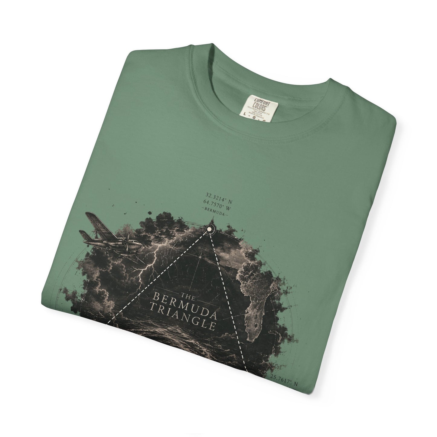 The Bermuda Triangle-Unisex Garment-Dyed T-shirt