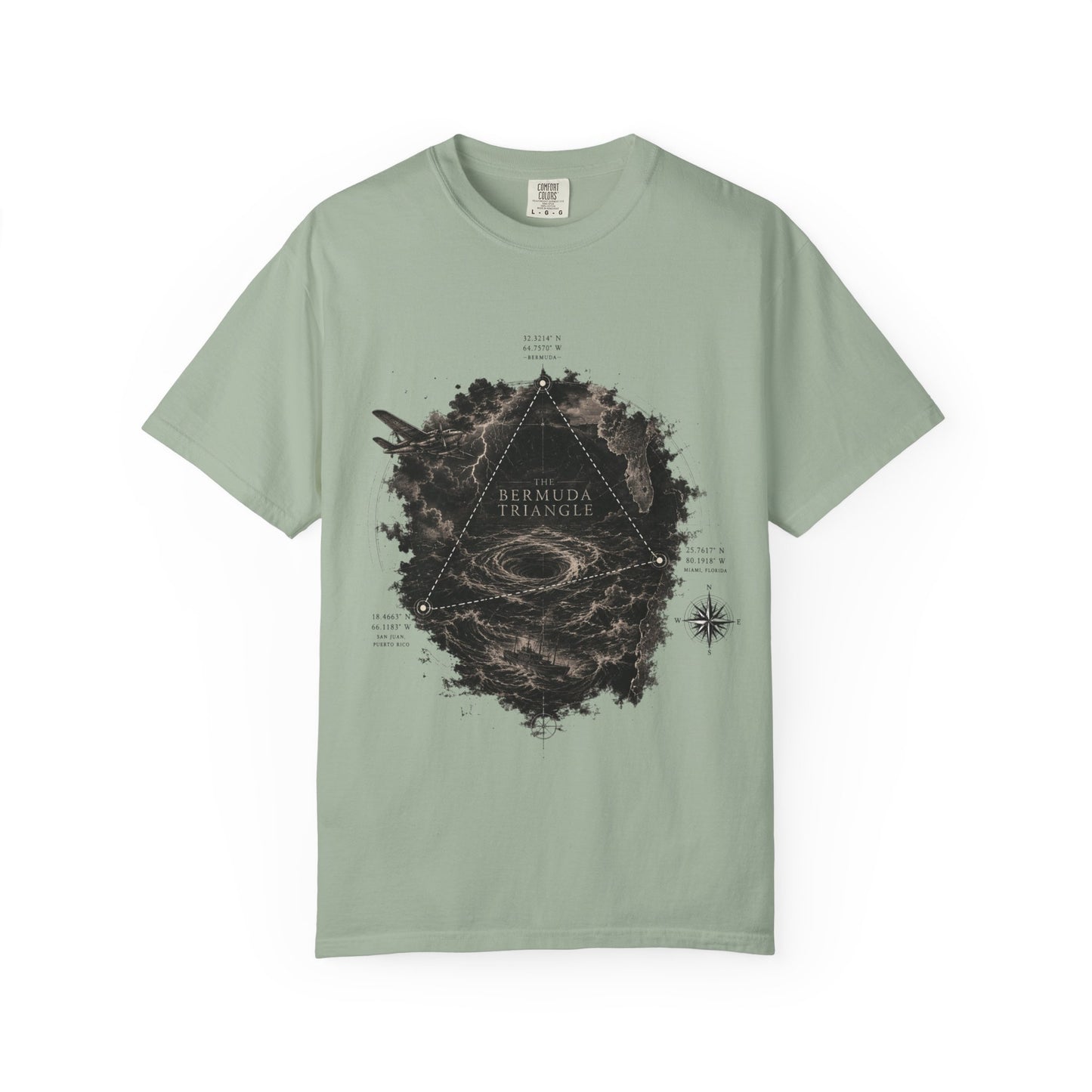 The Bermuda Triangle-Unisex Garment-Dyed T-shirt