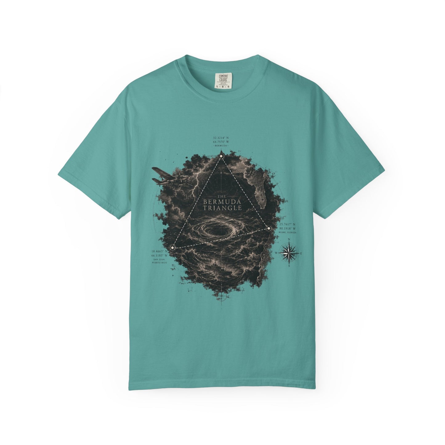 The Bermuda Triangle-Unisex Garment-Dyed T-shirt